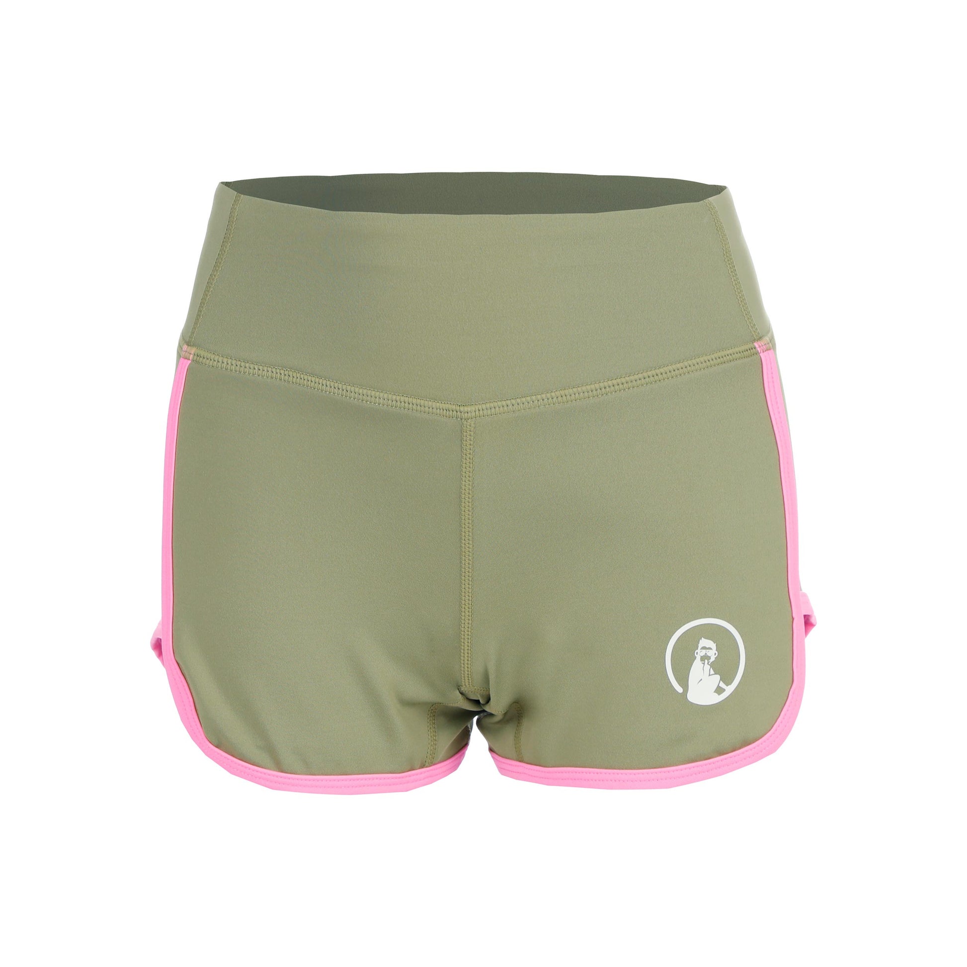 Quiet Please Memories Chop Shorts Pige - kaki