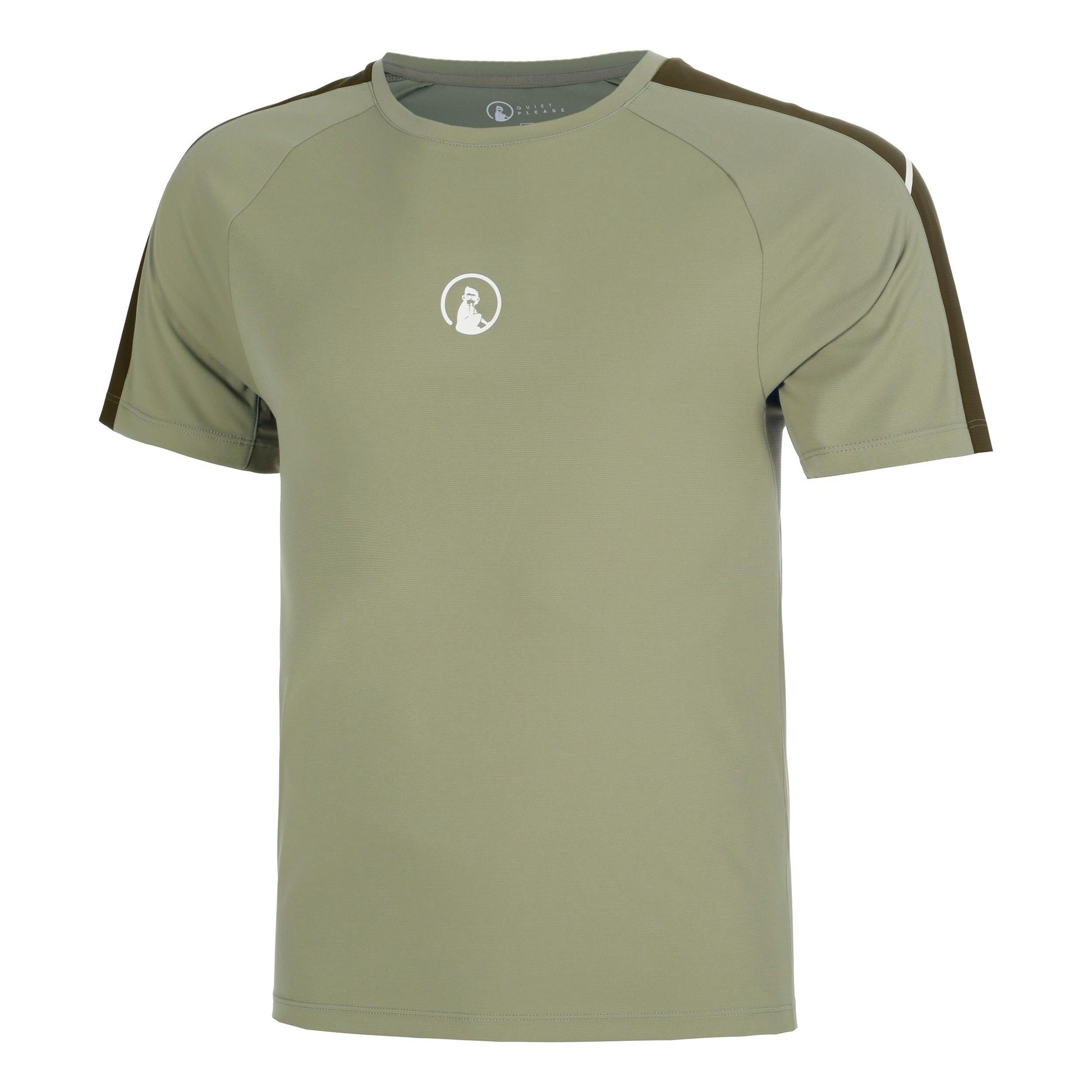 Quiet Please Memories Winner Tech T-shirt Herrer - kaki
