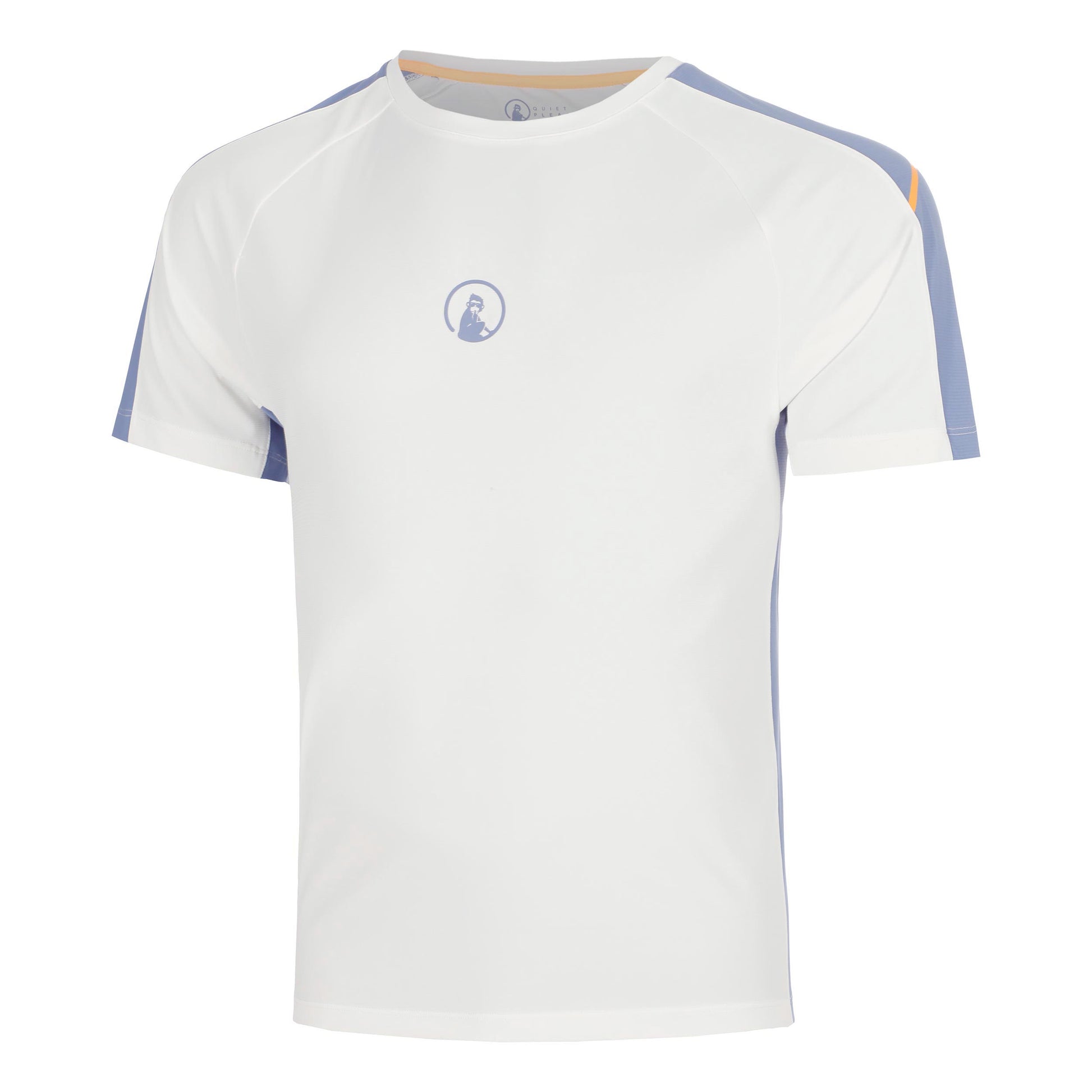 Quiet Please Glow Winner Tech T-shirt Herrer - creme