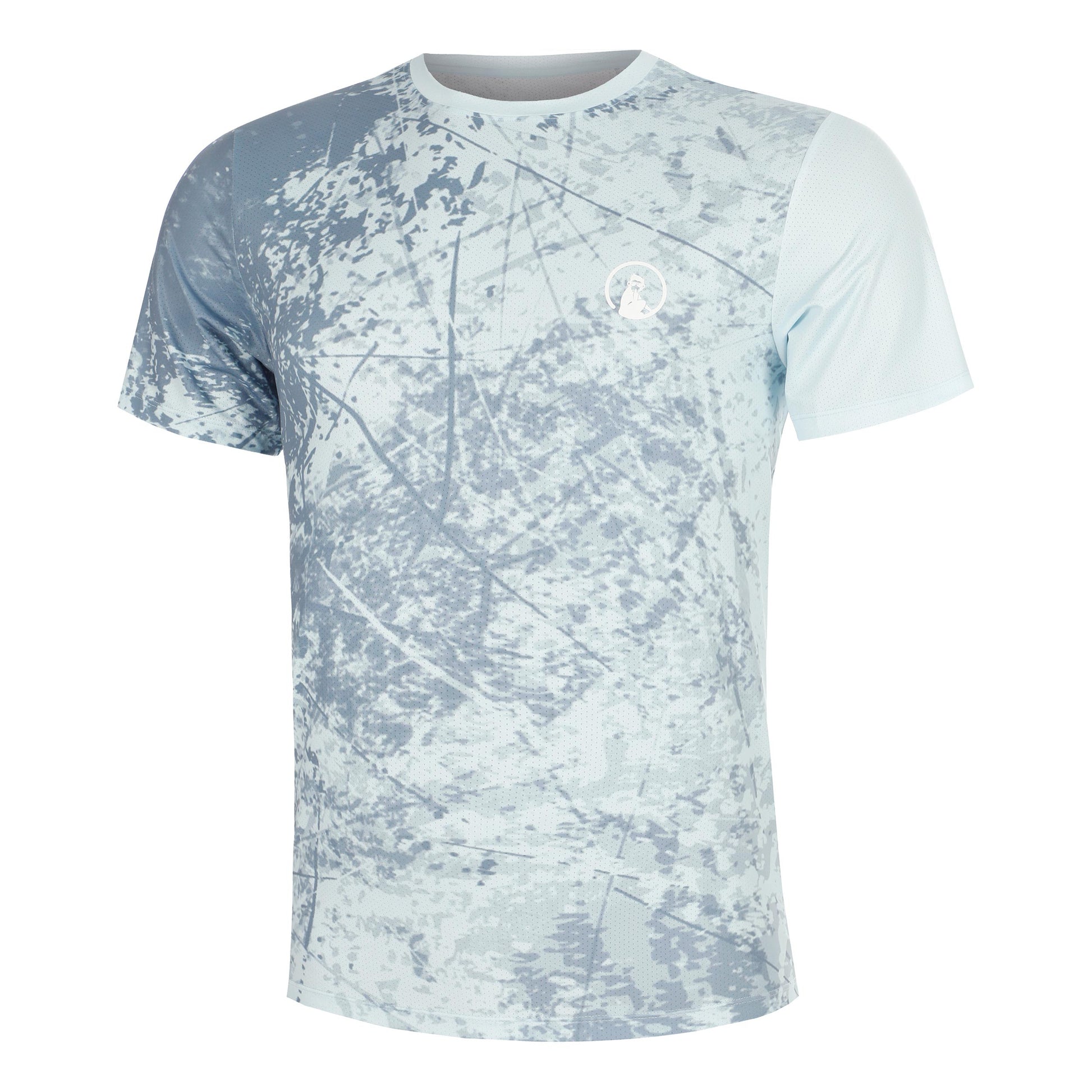 Quiet Please Memories Receiver Scrubbled T-shirt Herrer - lyseblå