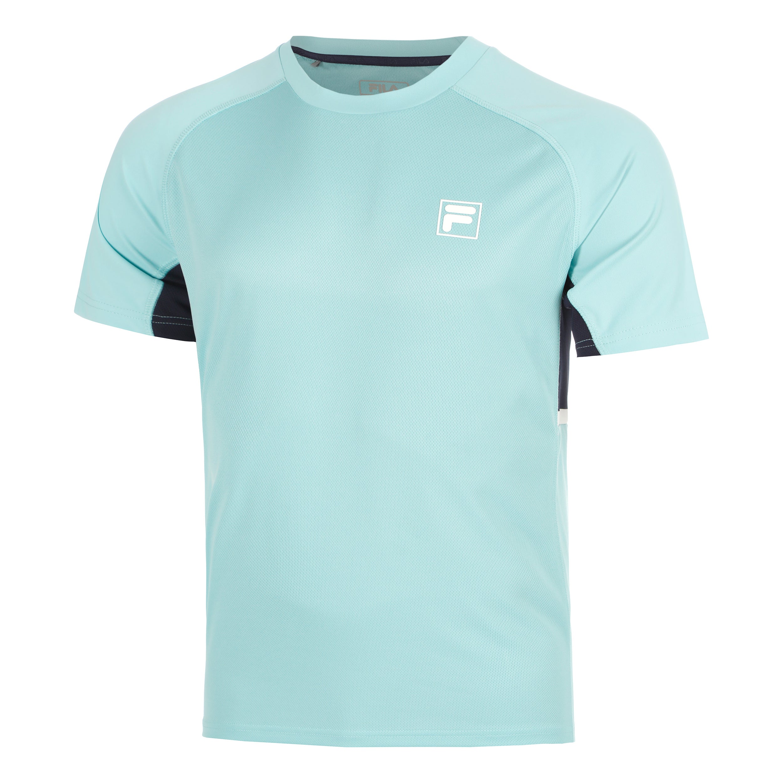 Fila Thilo T-shirt Herrer - mint, mørkeblå