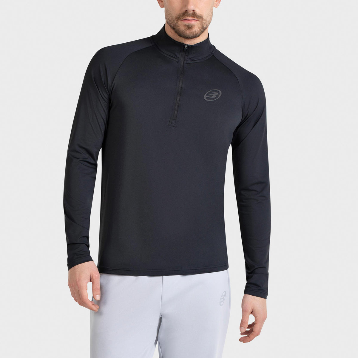Bullpadel Bisol Shirt, langærmet Herrer - sort