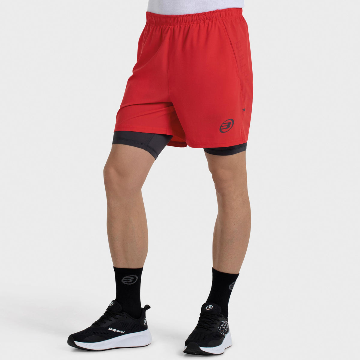 Bullpadel Montis Shorts Herrer - rød