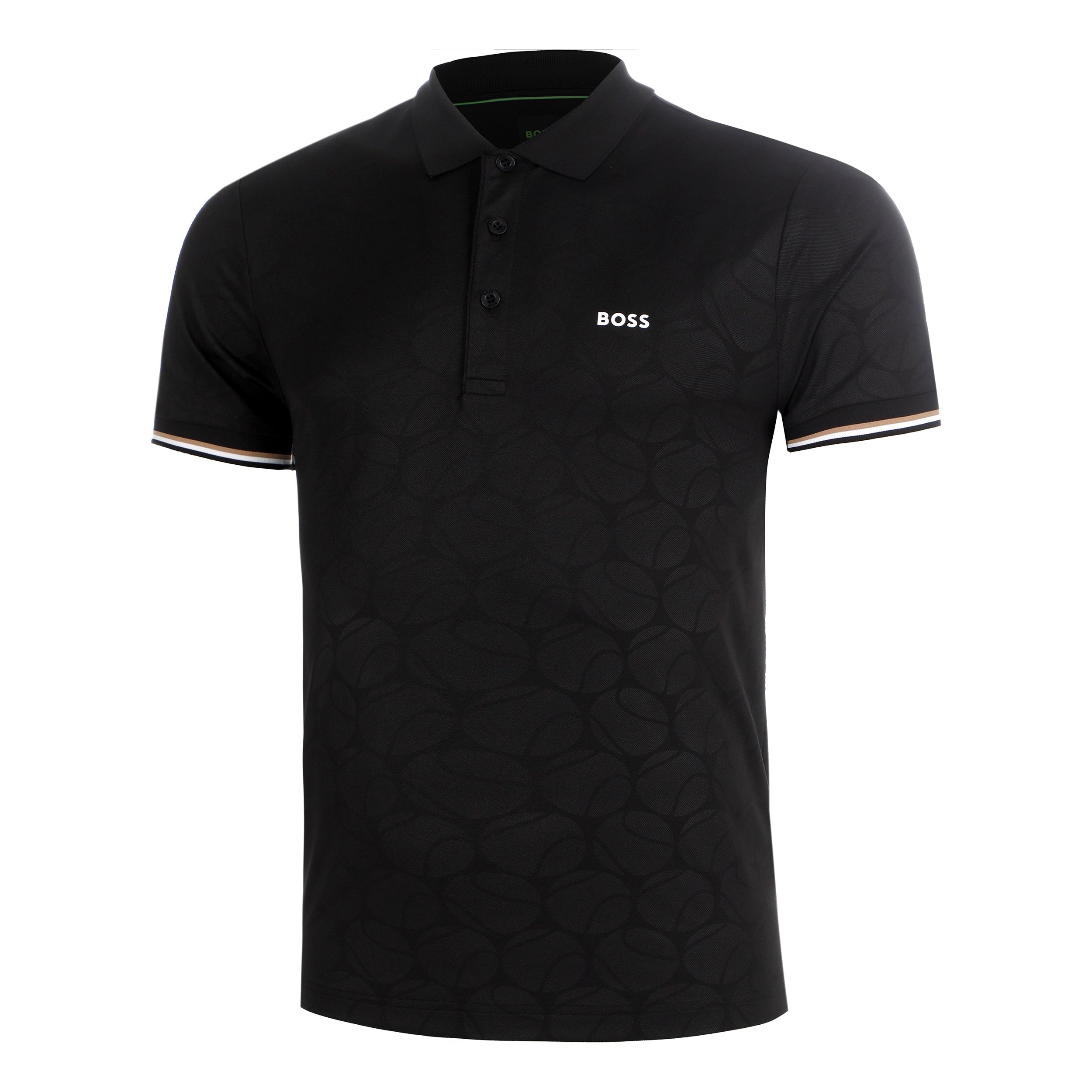 BOSS Game 1 Polo Herrer - sort