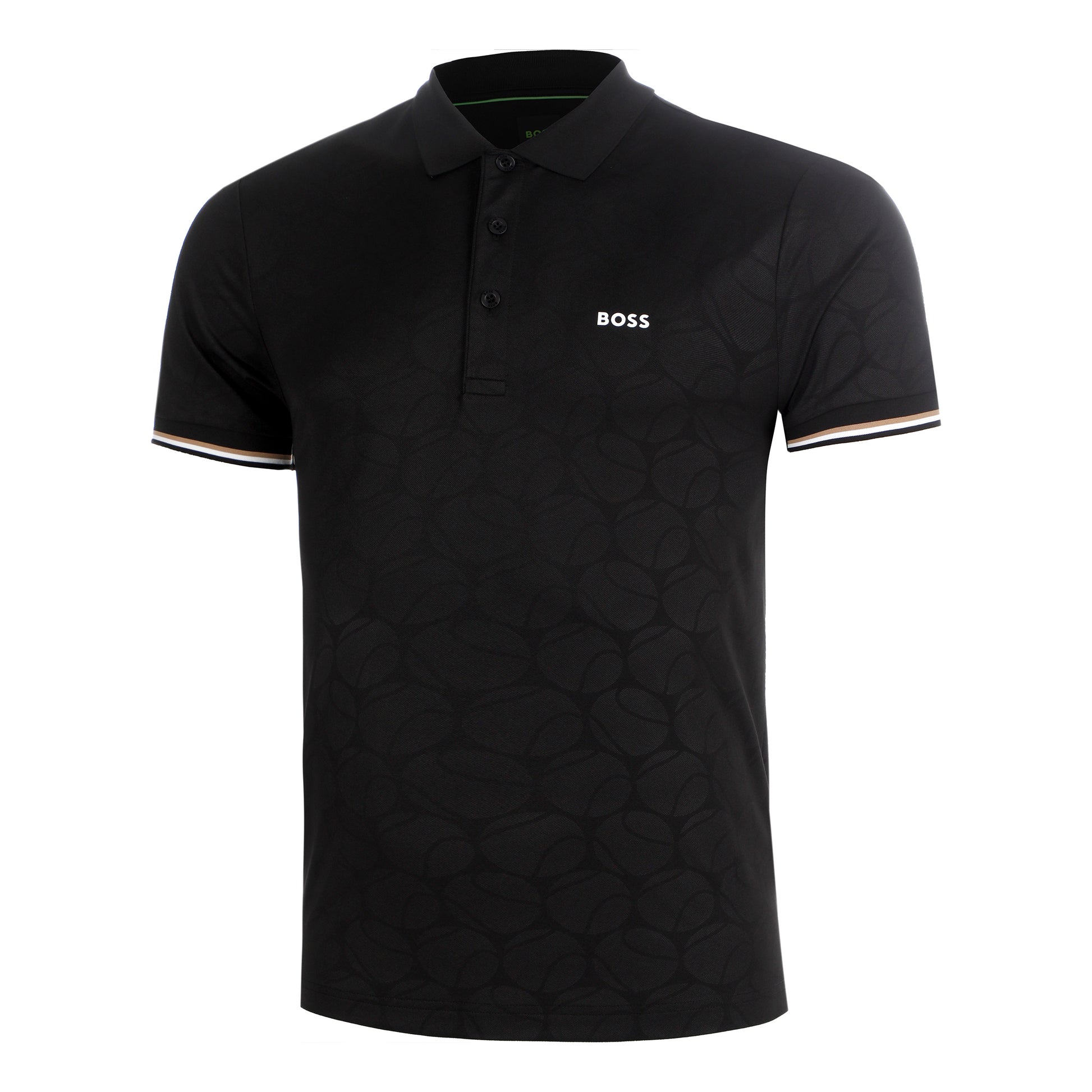 BOSS Game 1 Polo Herrer - sort