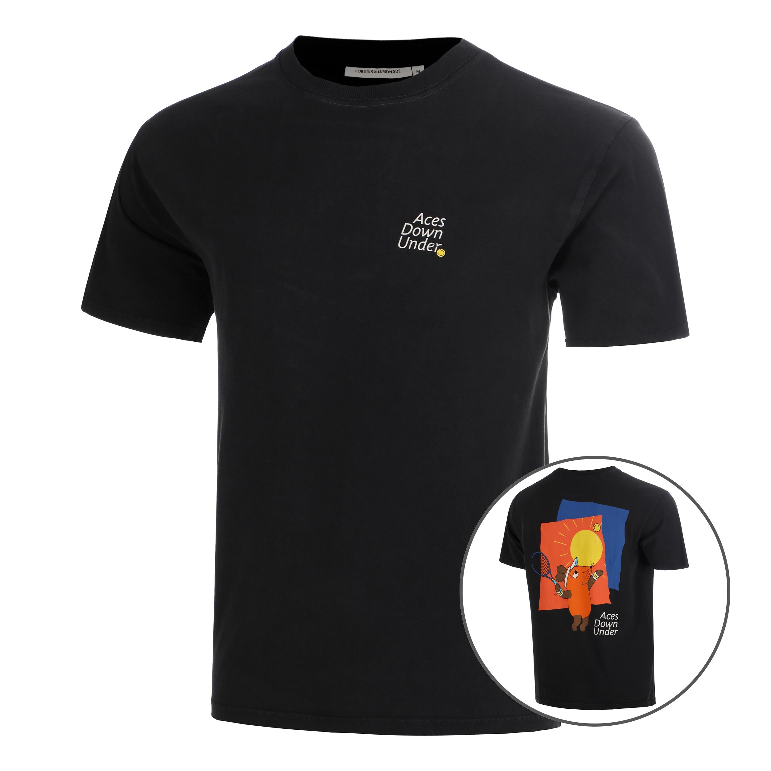 Lobster & Lemonade Maus Aces Down Under – '89 Band T-shirt Unisex - sort