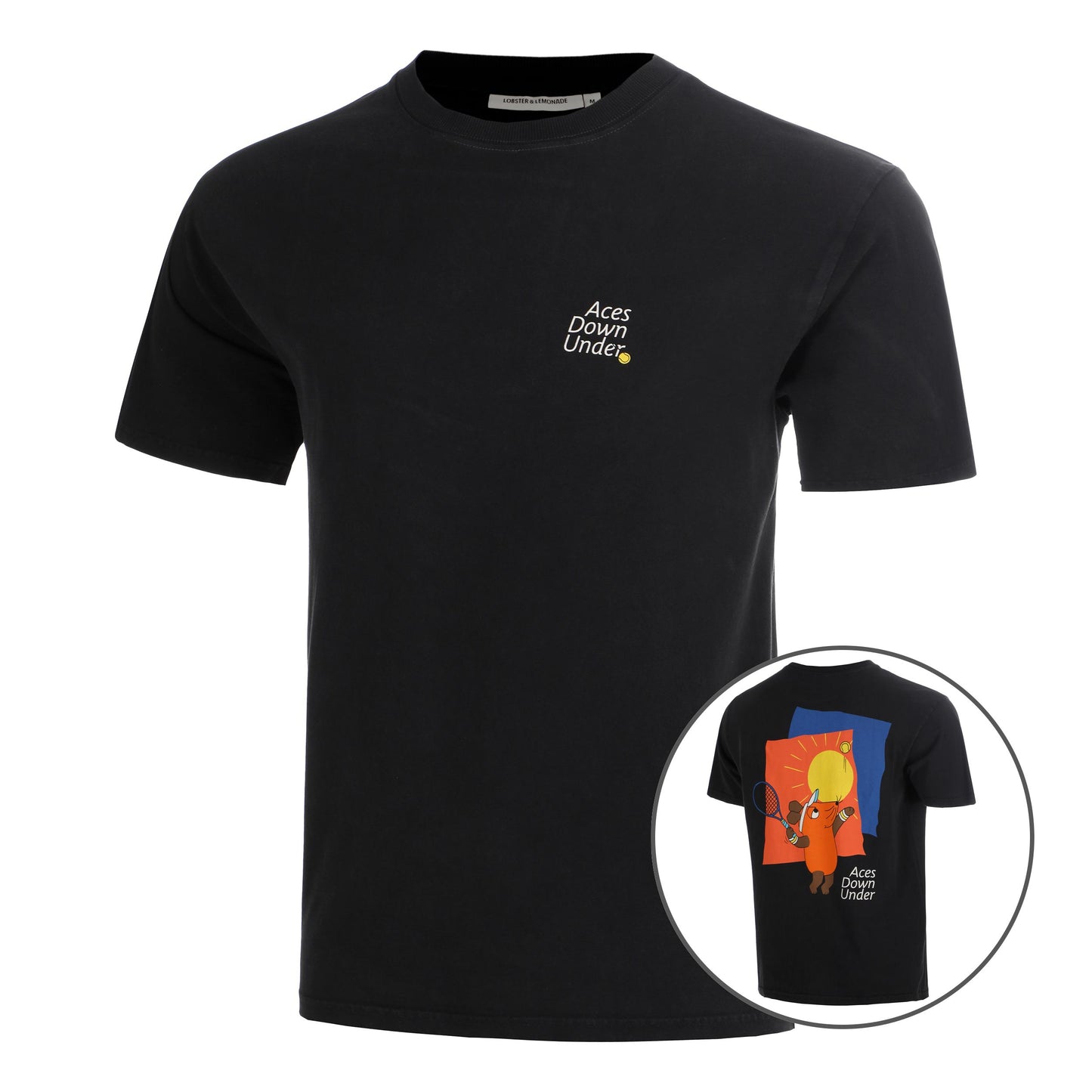Lobster & Lemonade Maus Aces Down Under – '89 Band T-shirt Unisex - sort