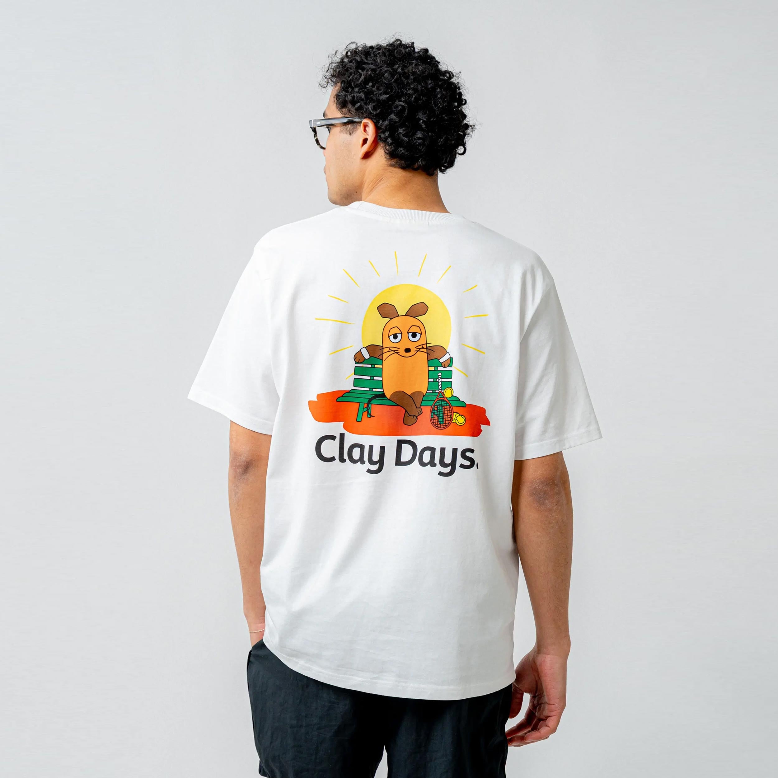 Lobster & Lemonade Maus Clay Days – '94 Campus T-shirt Unisex - hvid