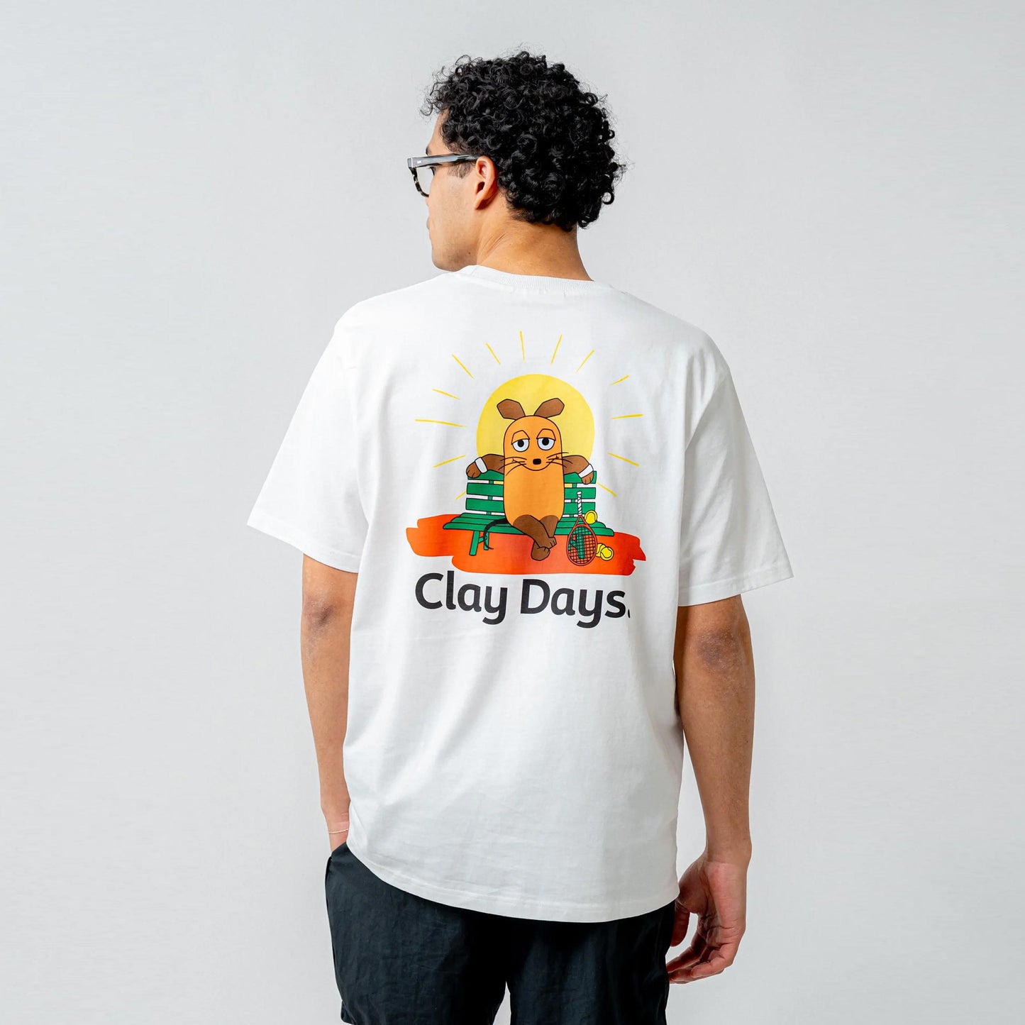 Lobster & Lemonade Maus Clay Days – '94 Campus T-shirt Unisex - hvid