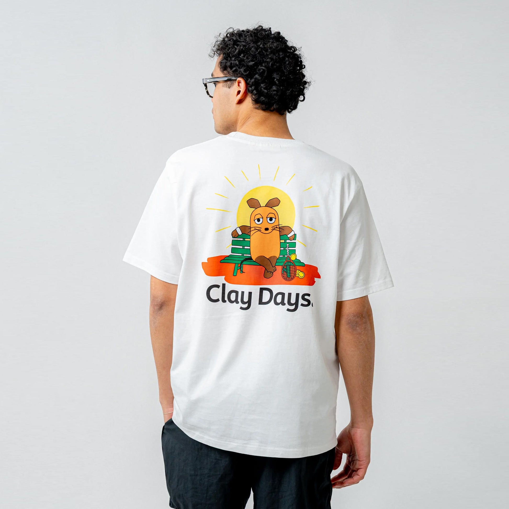 Lobster & Lemonade Maus Clay Days – '94 Campus T-shirt Unisex - hvid