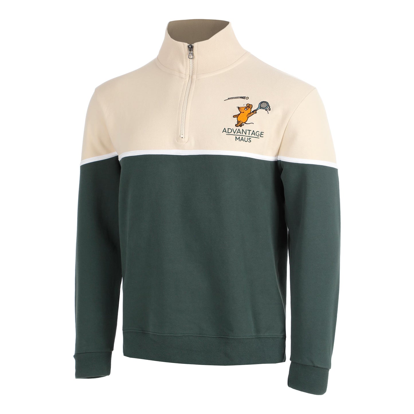 Lobster & Lemonade Maus Tennis Sweatshirt Unisex - creme, grøn