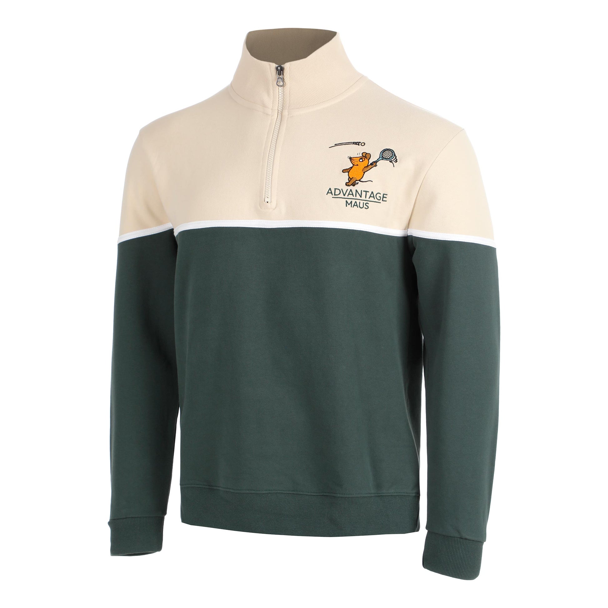 Lobster & Lemonade Maus Tennis Sweatshirt Unisex - creme, grøn