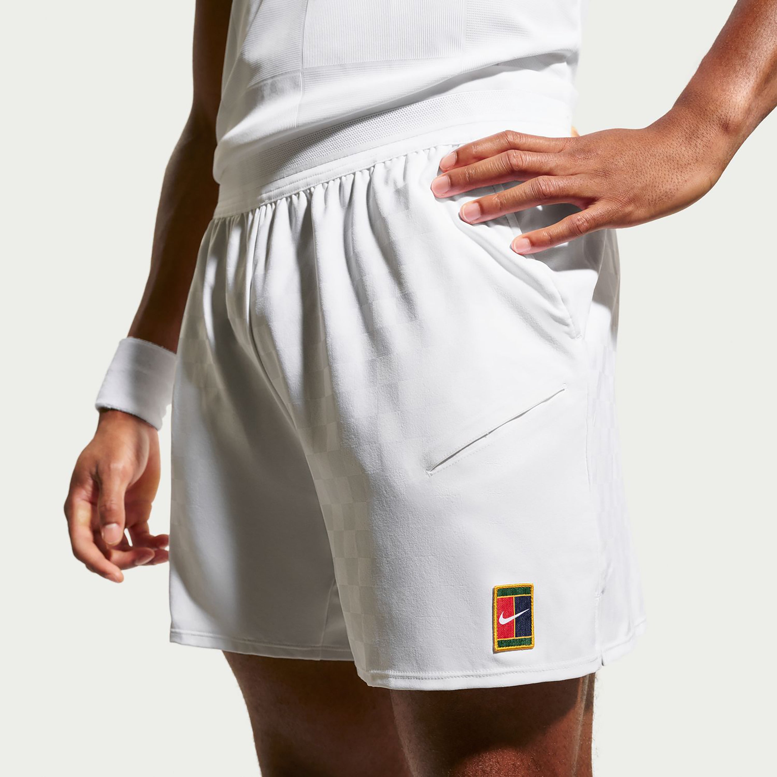 Nike Court Dri-Fit Slam Shorts Herrer - hvid