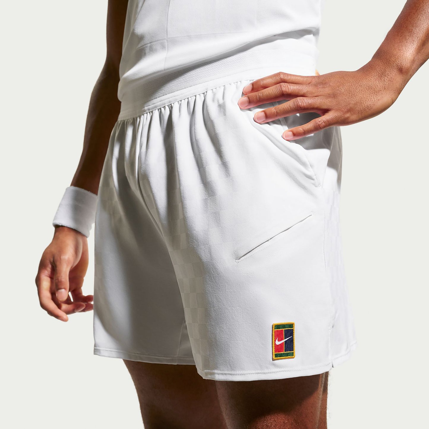 Nike Court Dri-Fit Slam Shorts Herrer - hvid