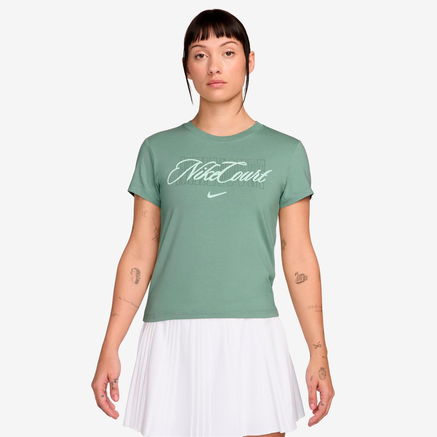 Nike Heritage T-shirt Damer - grågrøn, grøn
