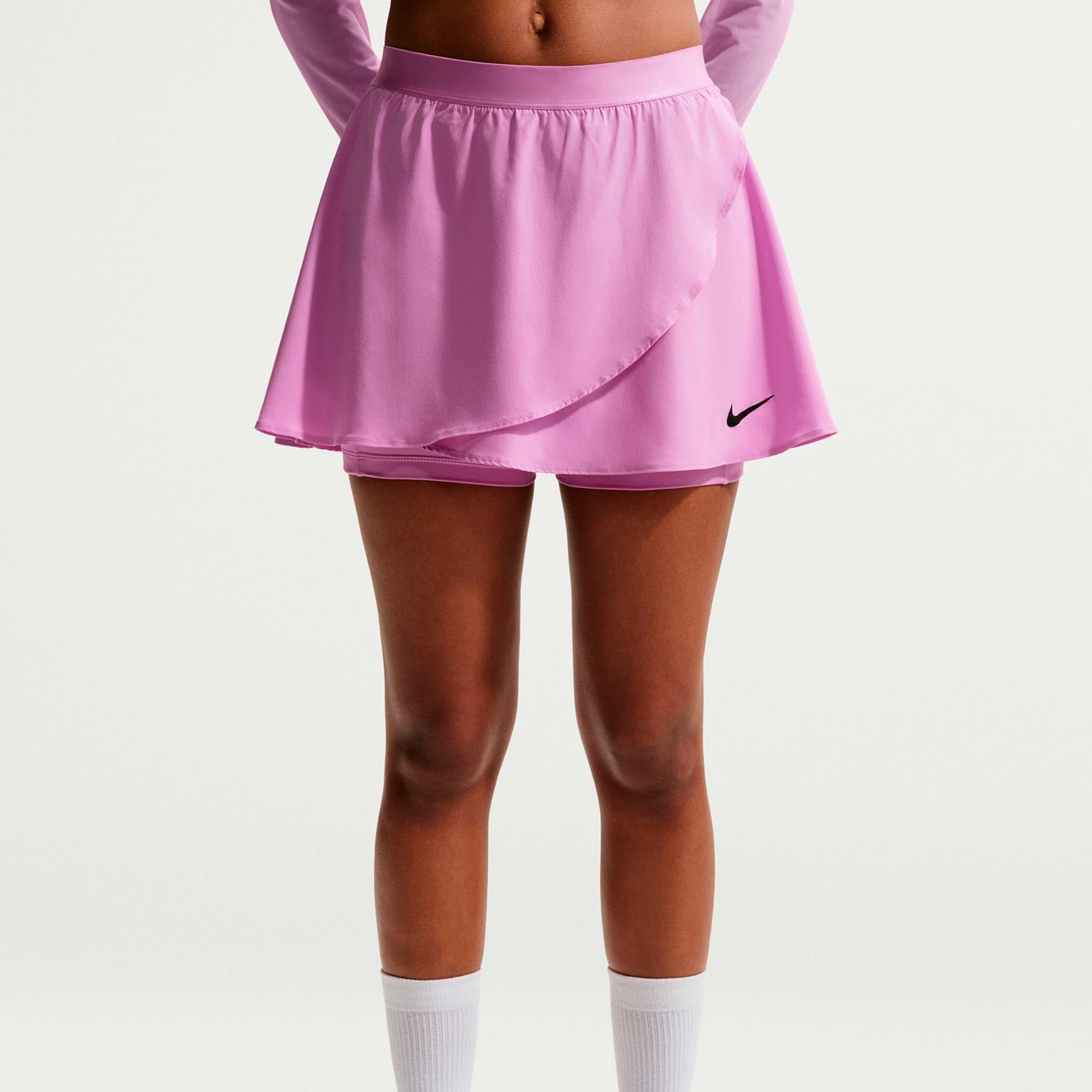 Nike Court Dri-Fit Slam High Rise Woven Nederdel Damer - lilla
