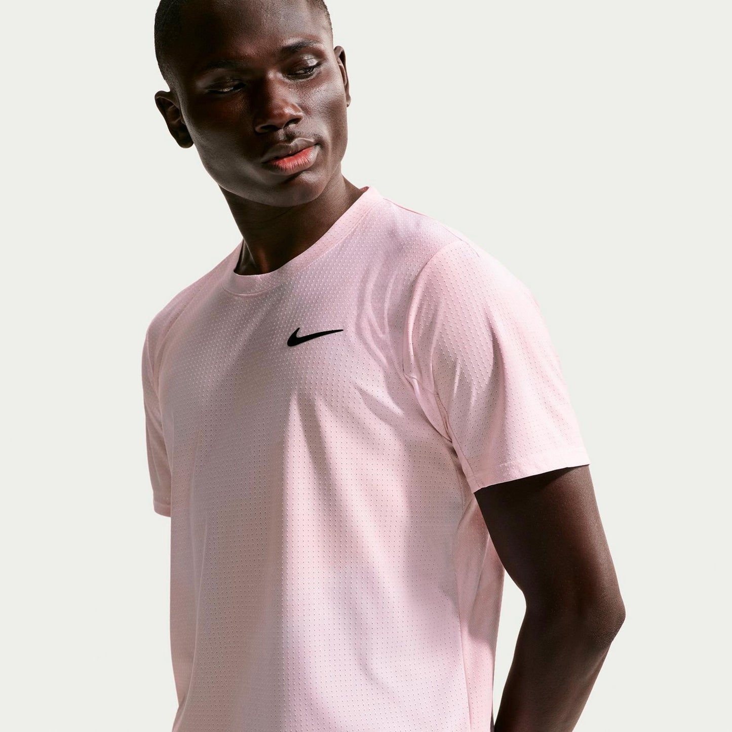 Nike Court Dri-Fit Advantage Slam T-shirt Herrer - pink, gammel lyserød