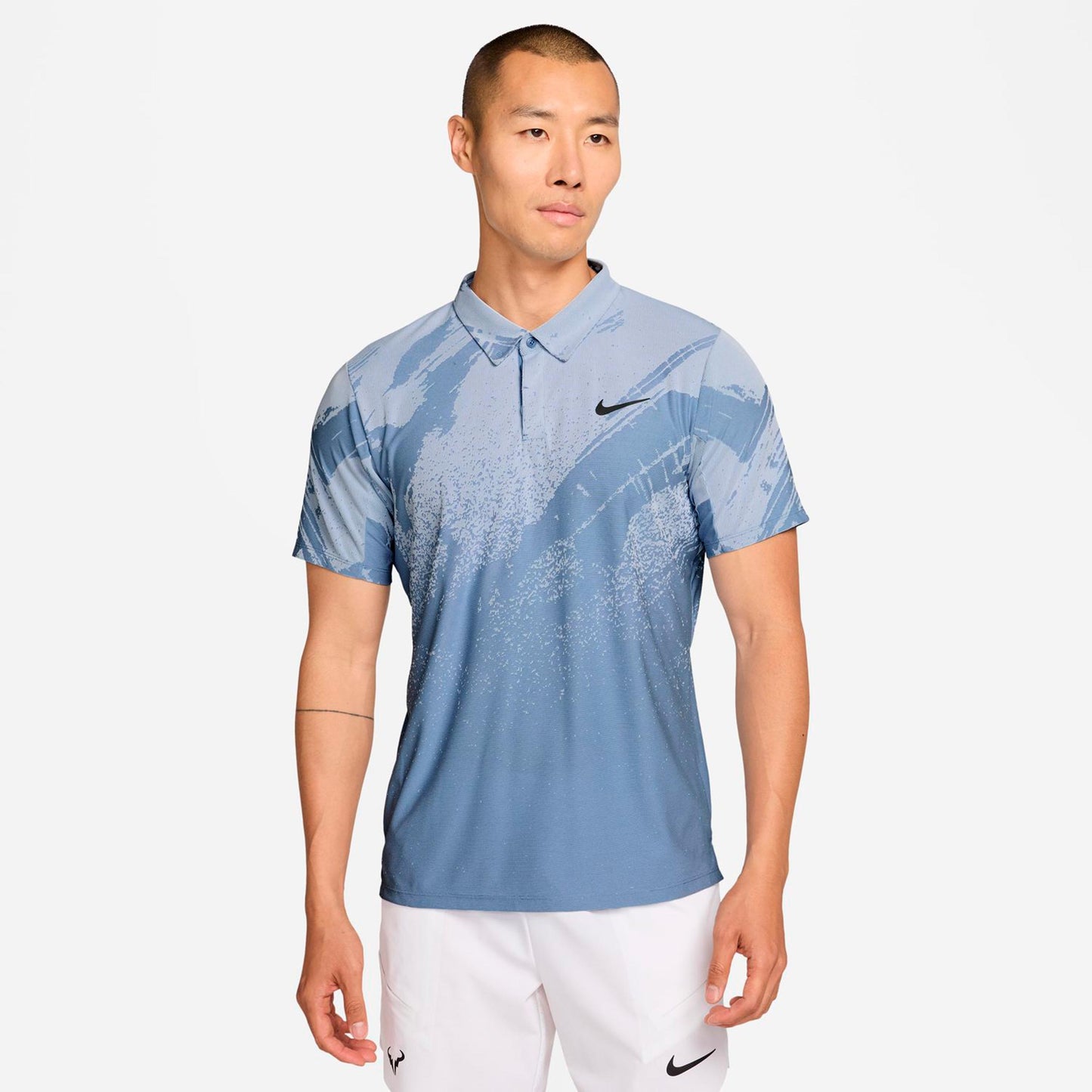 Nike Jannik Sinner Court Dri-Fit Advantage Slam Polo Herrer - petrol, lyseblå