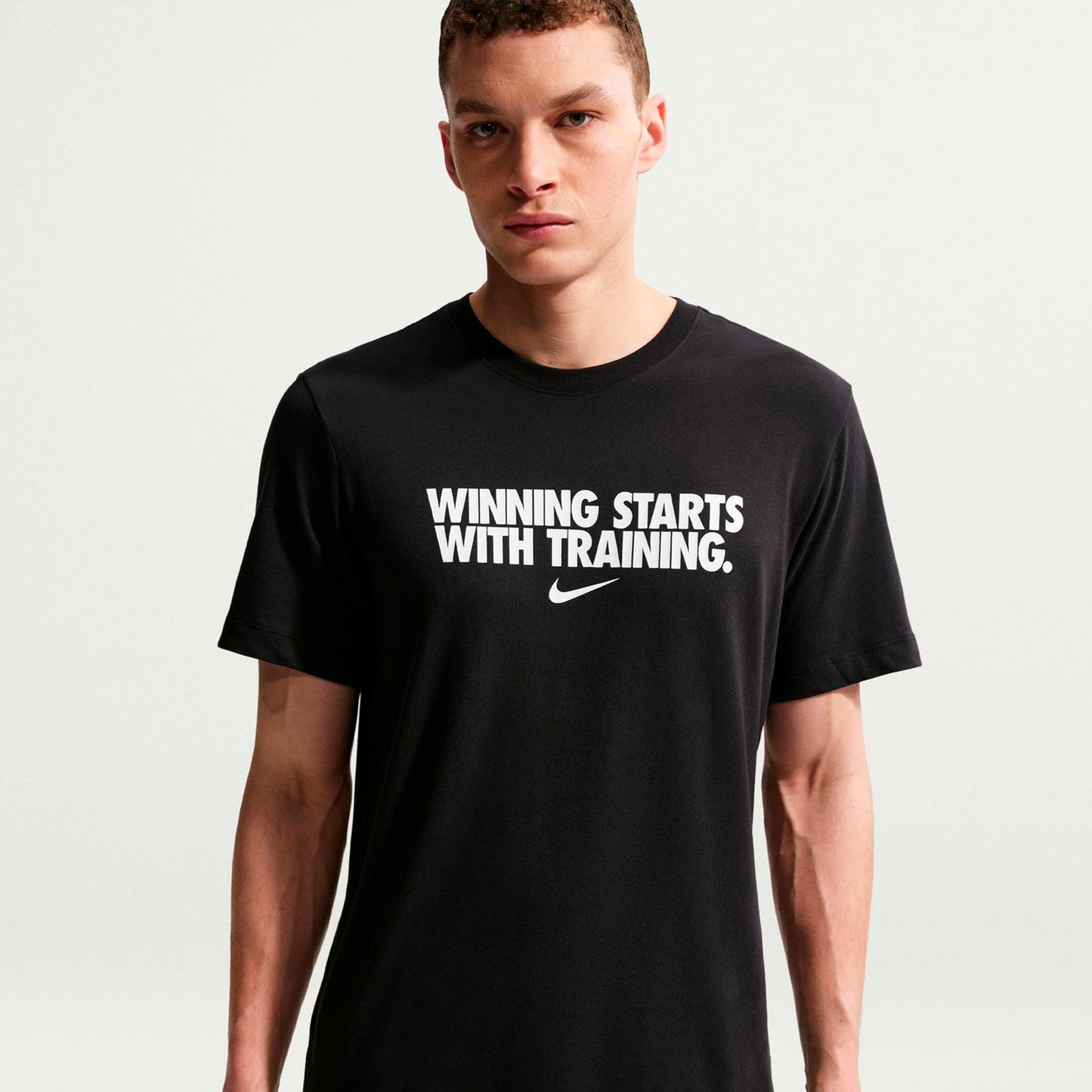 Nike Dri-Fit Winning T-shirt Herrer - sort