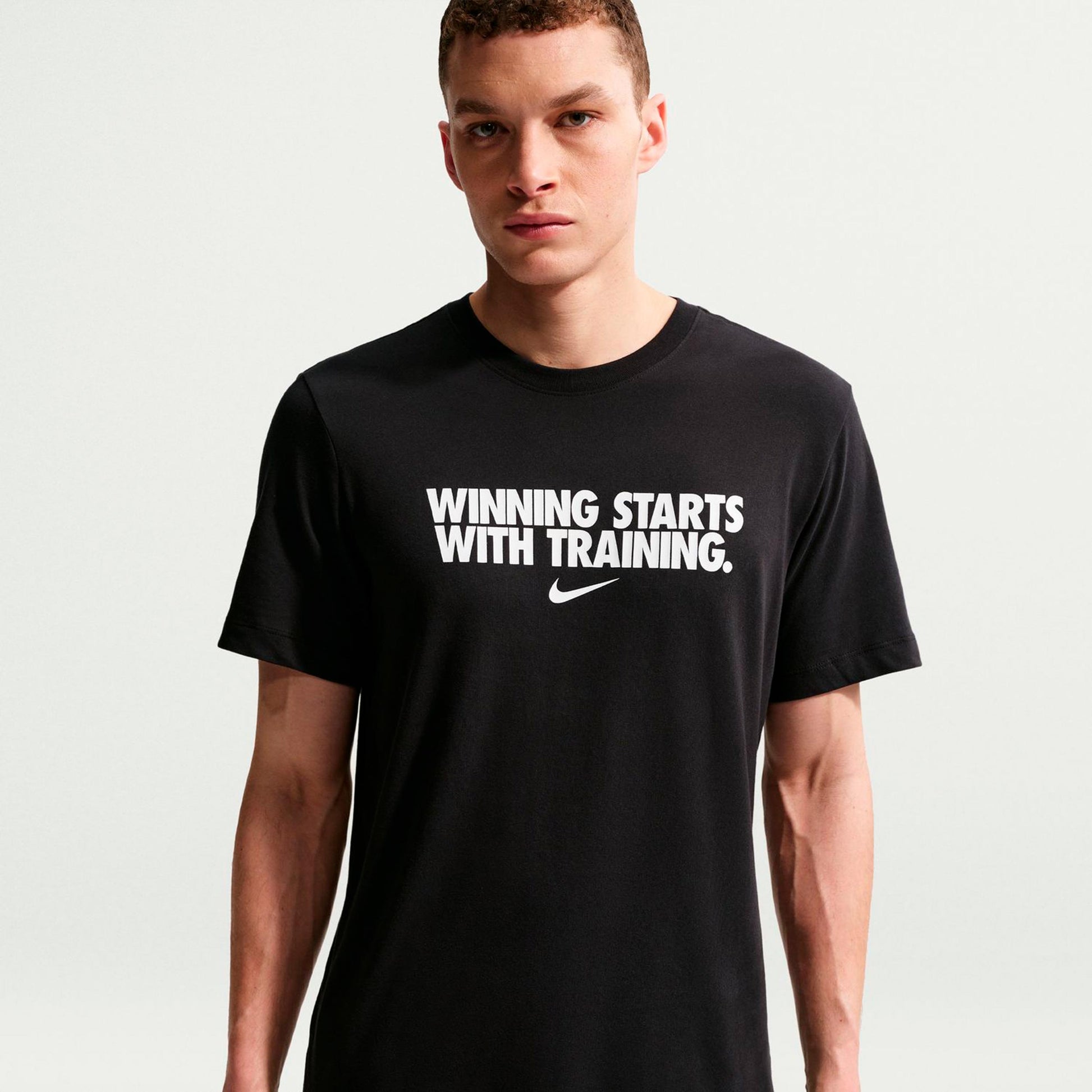 Nike Dri-Fit Winning T-shirt Herrer - sort