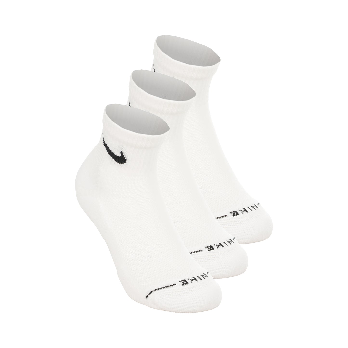Nike Ankle Tennissokker Pakke med 3 Unisex - hvid