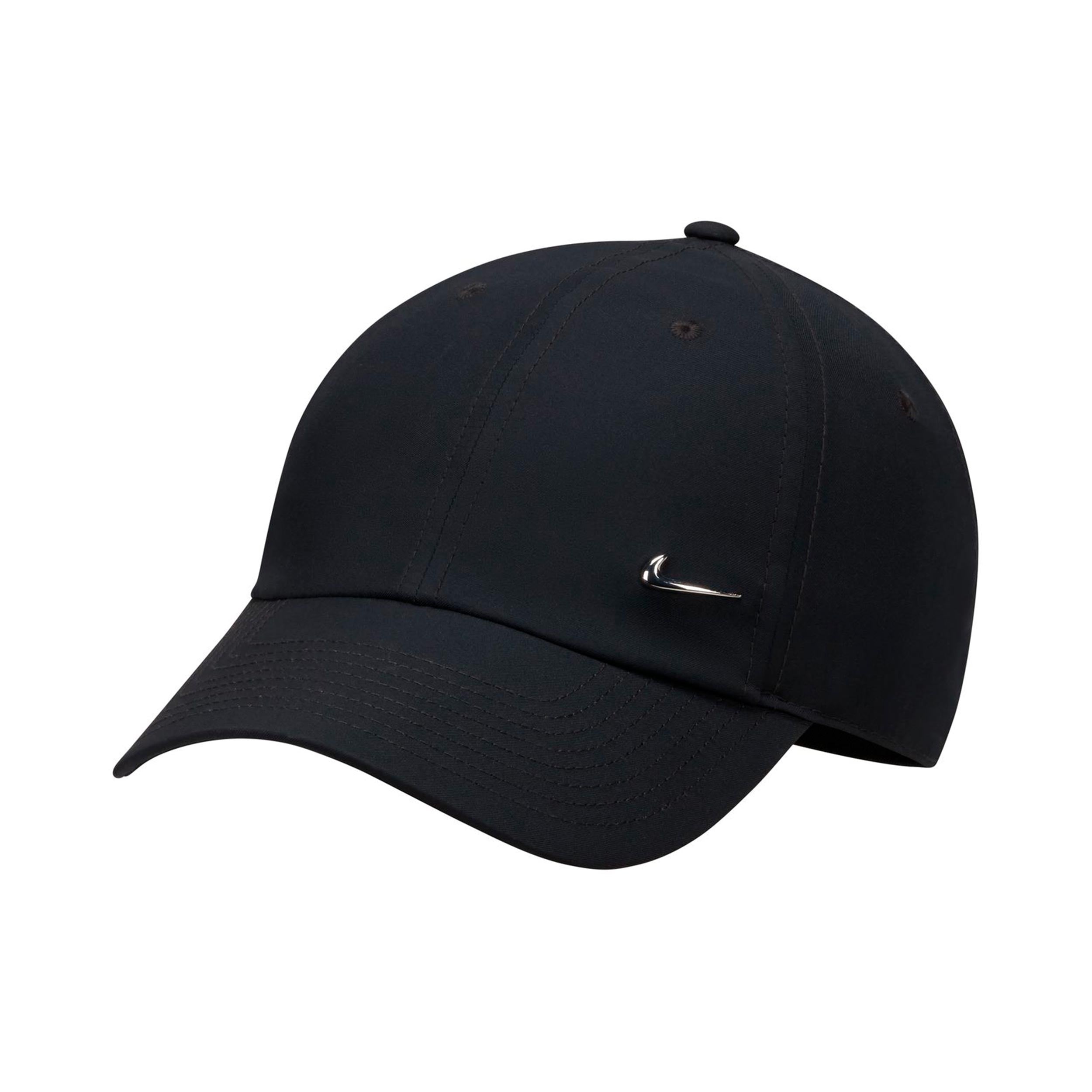 Nike Dri-Fit Club Metal Swoosh Cap Unisex - sort