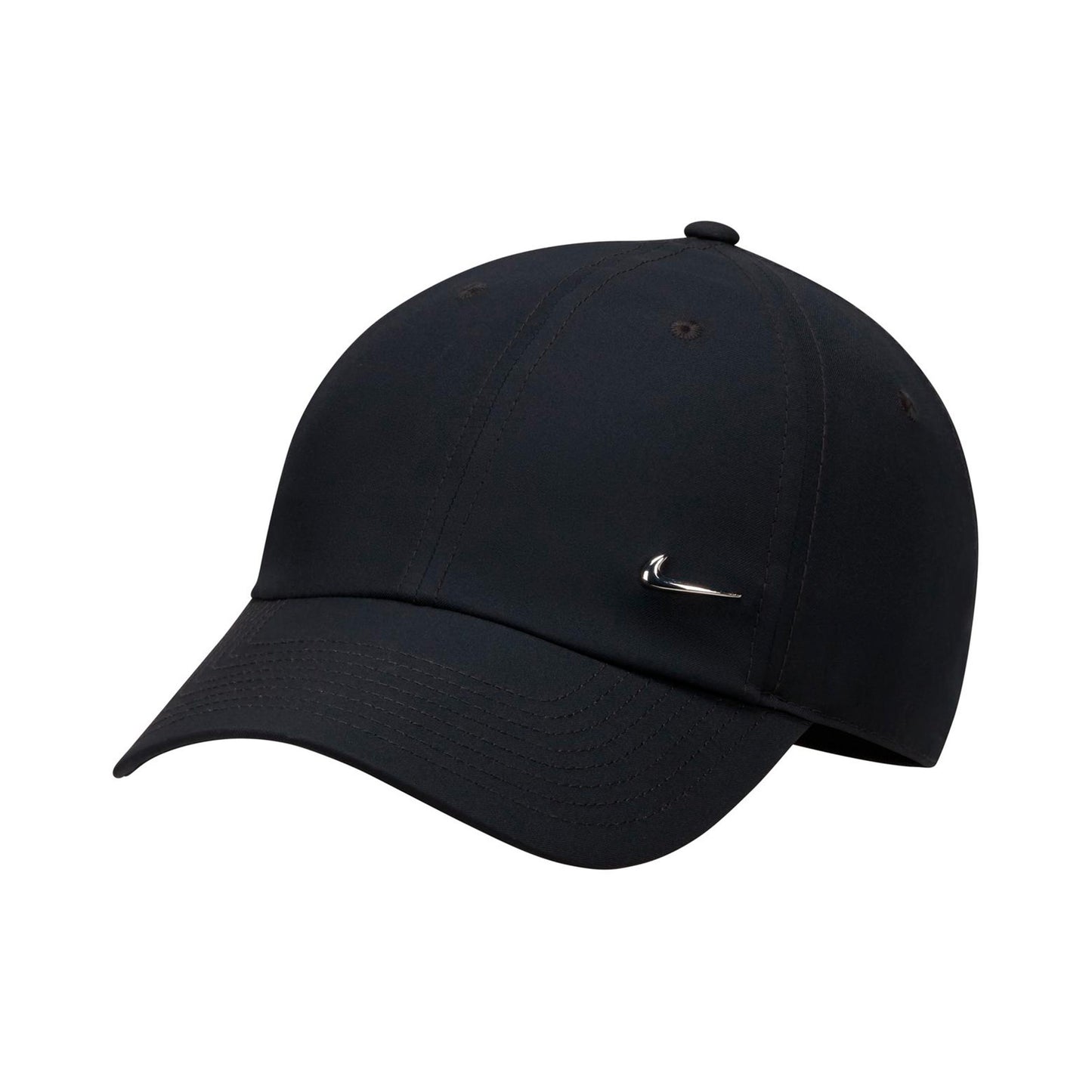 Nike Dri-Fit Club Metal Swoosh Cap Unisex - sort