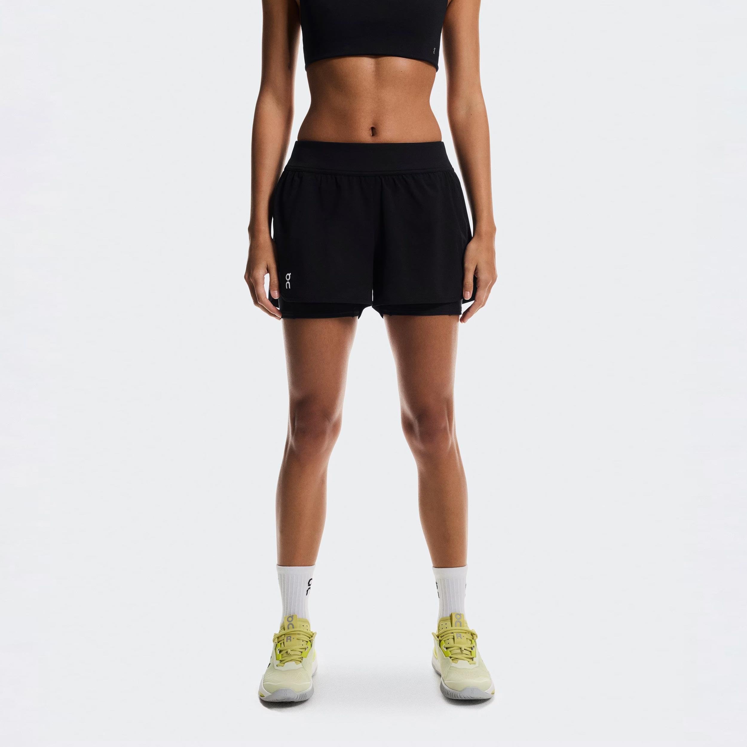 On 3" Court Shorts 2-in-1 Shorts Damer - sort