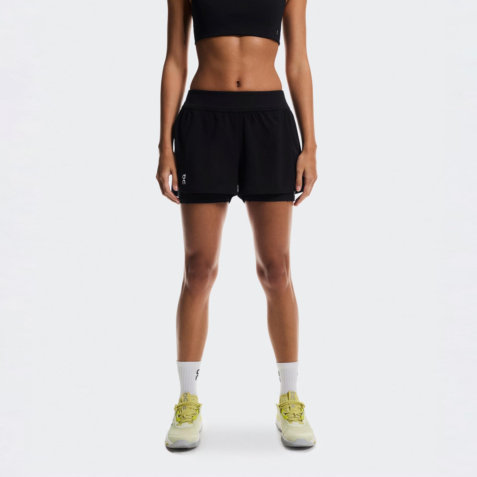 On 3" Court Shorts 2-in-1 Shorts Damer - sort