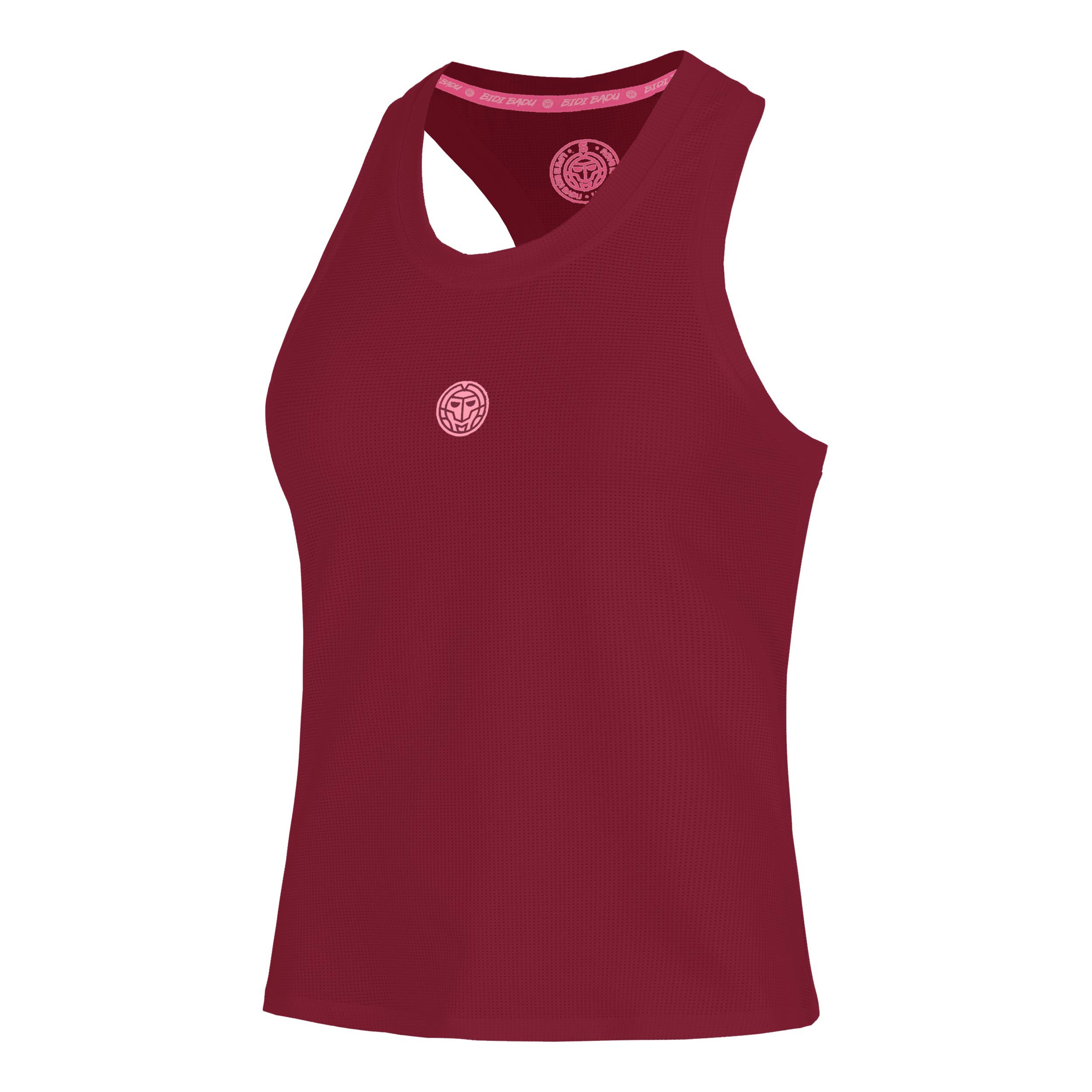 BIDI BADU Freeze Out Racerback Printed  Tanktop Damer - mørkerød