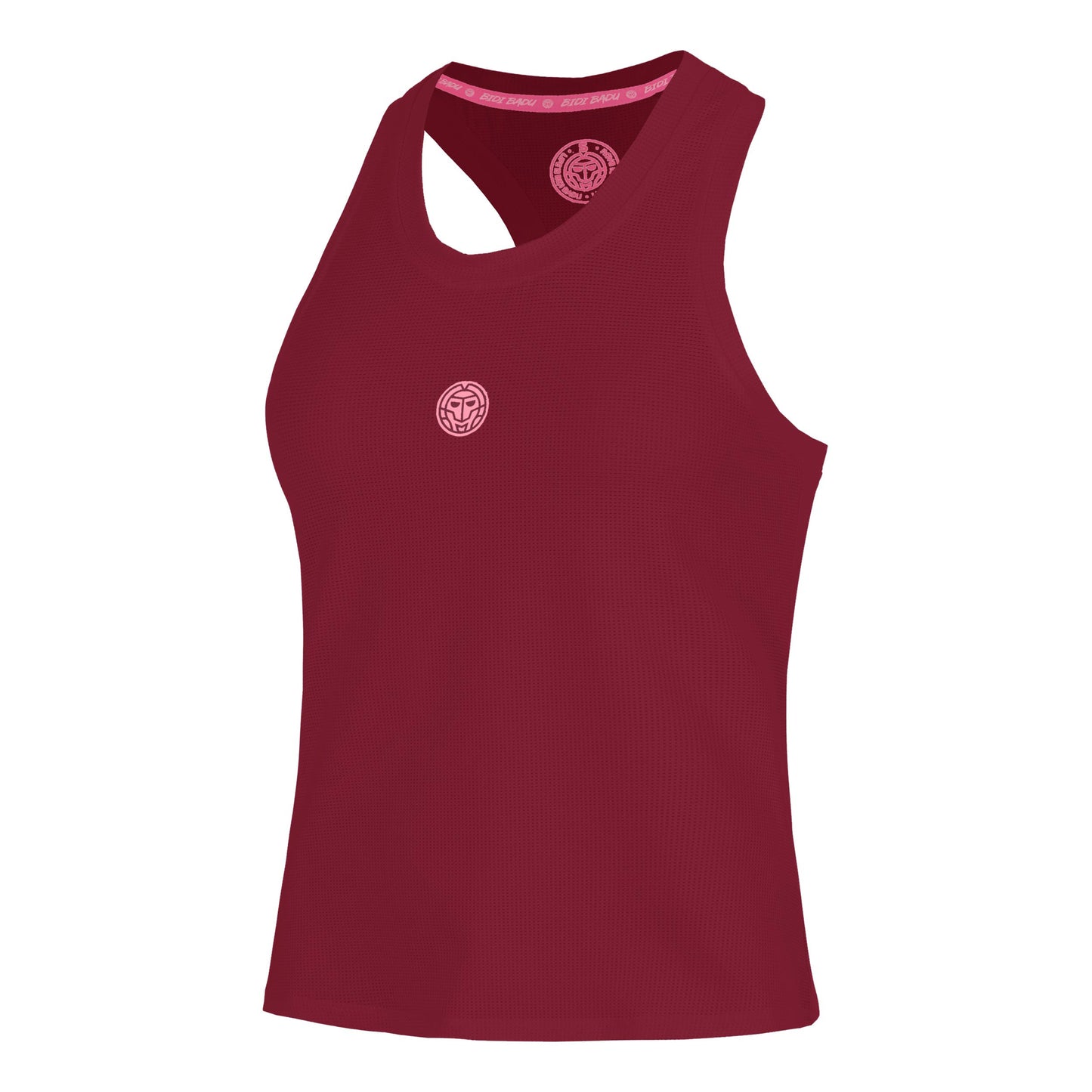 BIDI BADU Freeze Out Racerback Printed  Tanktop Damer - mørkerød