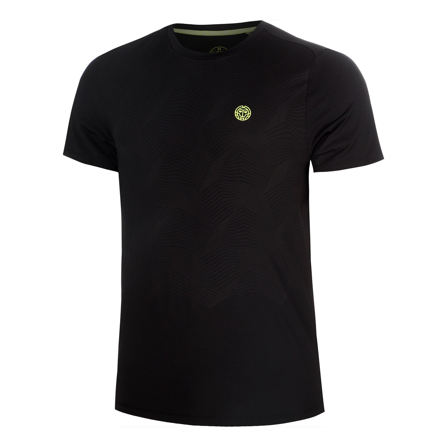 BIDI BADU Night Flash Embossed T-shirt Herrer - sort