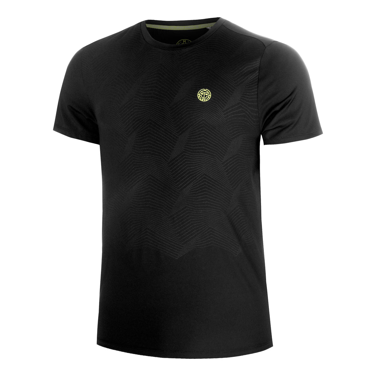 BIDI BADU Night Flash Embossed T-shirt Herrer - sort
