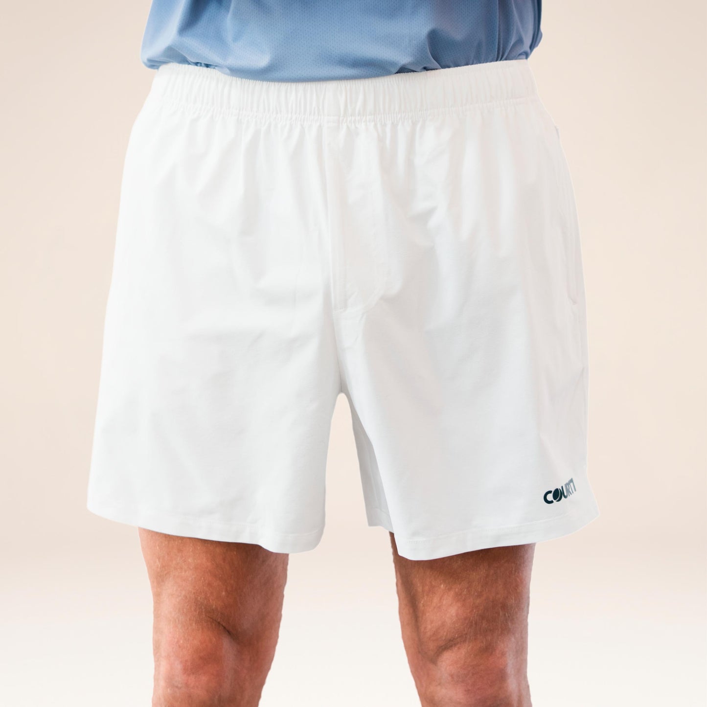COURT7 Dual Pocket 5in Shorts Herrer - offwhite
