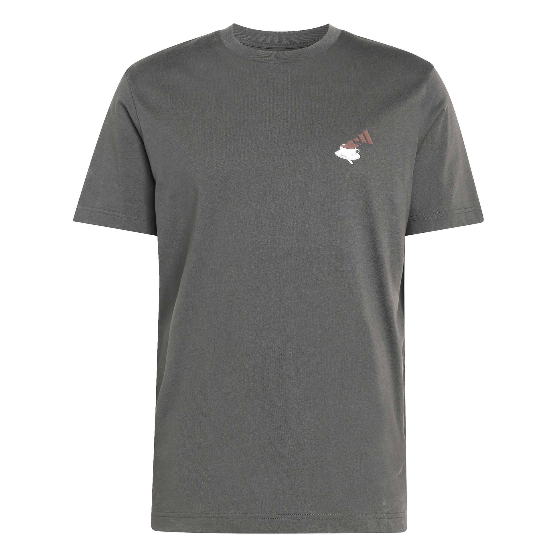 adidas Cheesecake Graphic T-shirt Herrer - mørkegrå, hvid