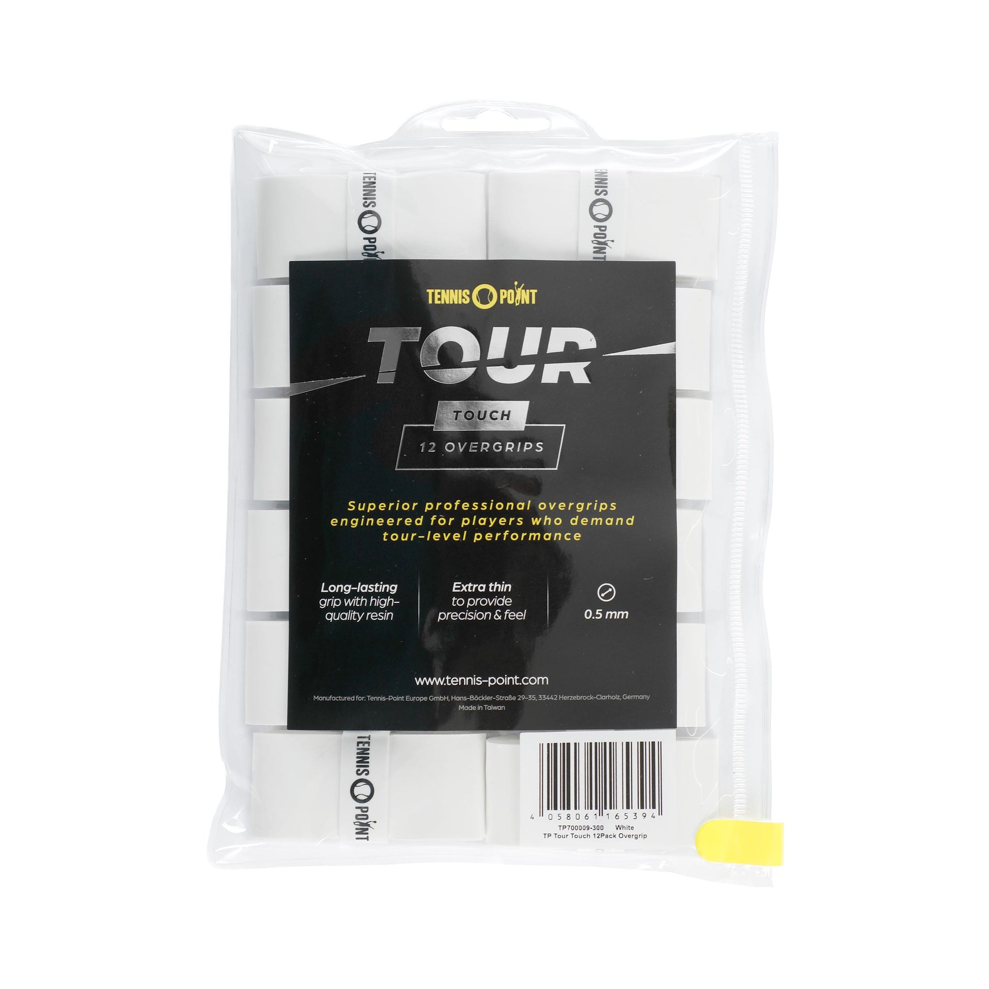Tennis-Point Tour Touch  Pakke med 12 - hvid