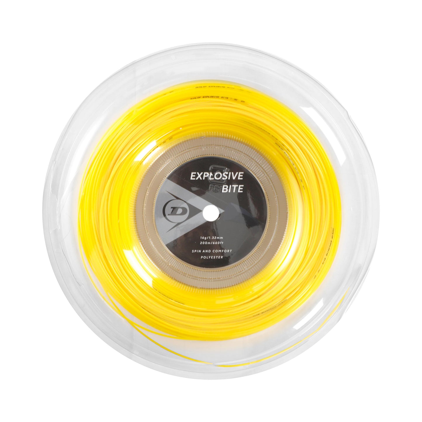 Dunlop Explosive Bite Strenge, rulle 200m - gul