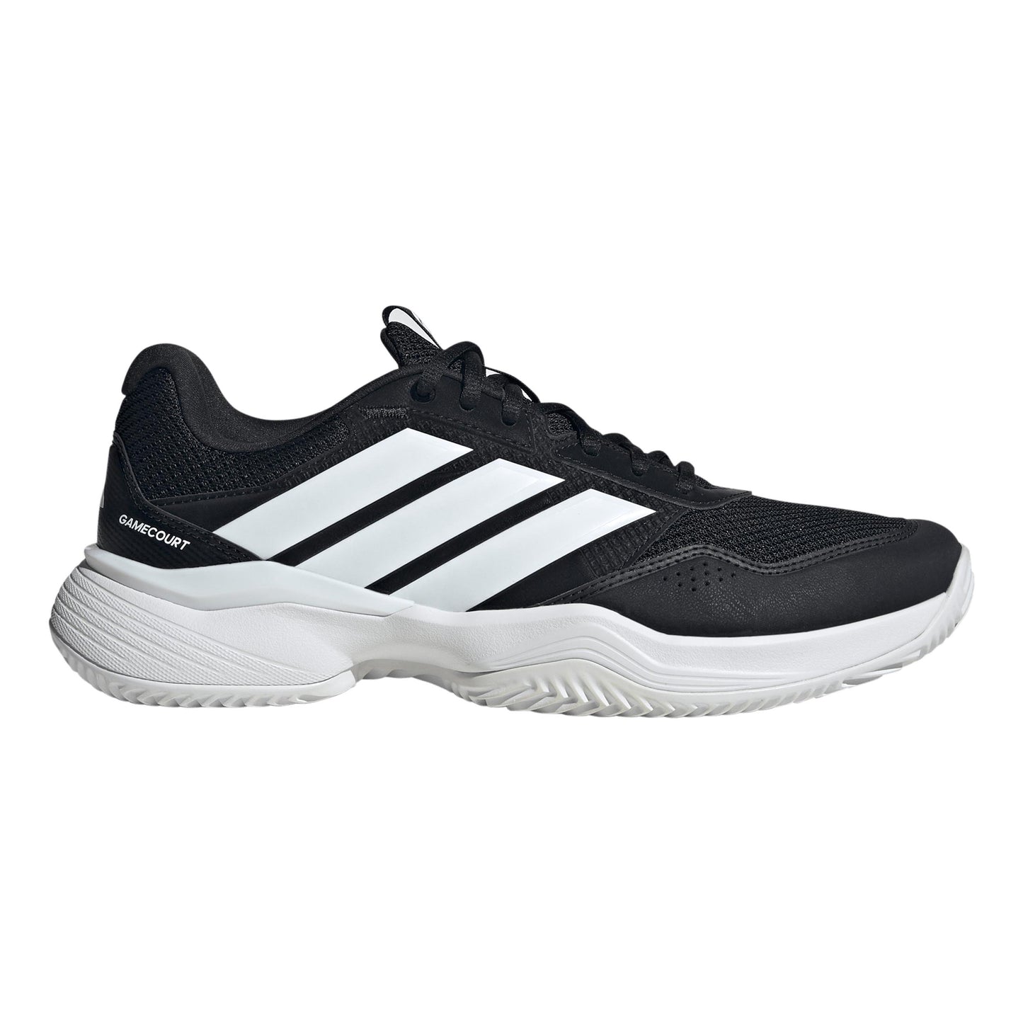 adidas GameCourt 3 Grusbanesko Herrer - sort, hvid