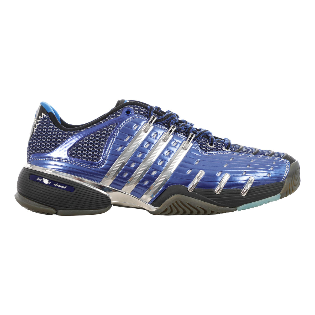 adidas Barricade V Brain Allcourt-sko Herrer - mørkeblå