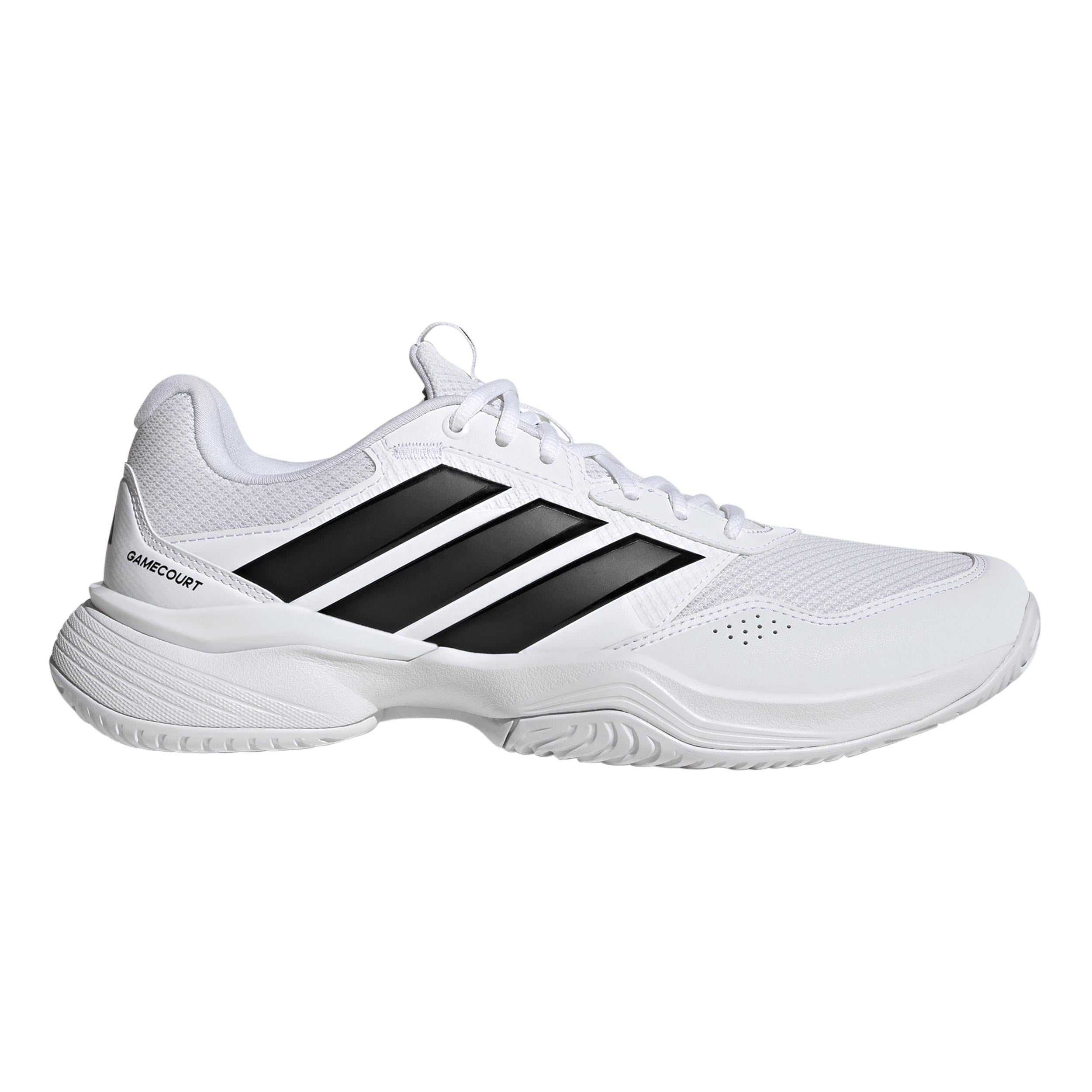 adidas GameCourt 3 Wide Allcourt-sko Herrer - hvid, sort