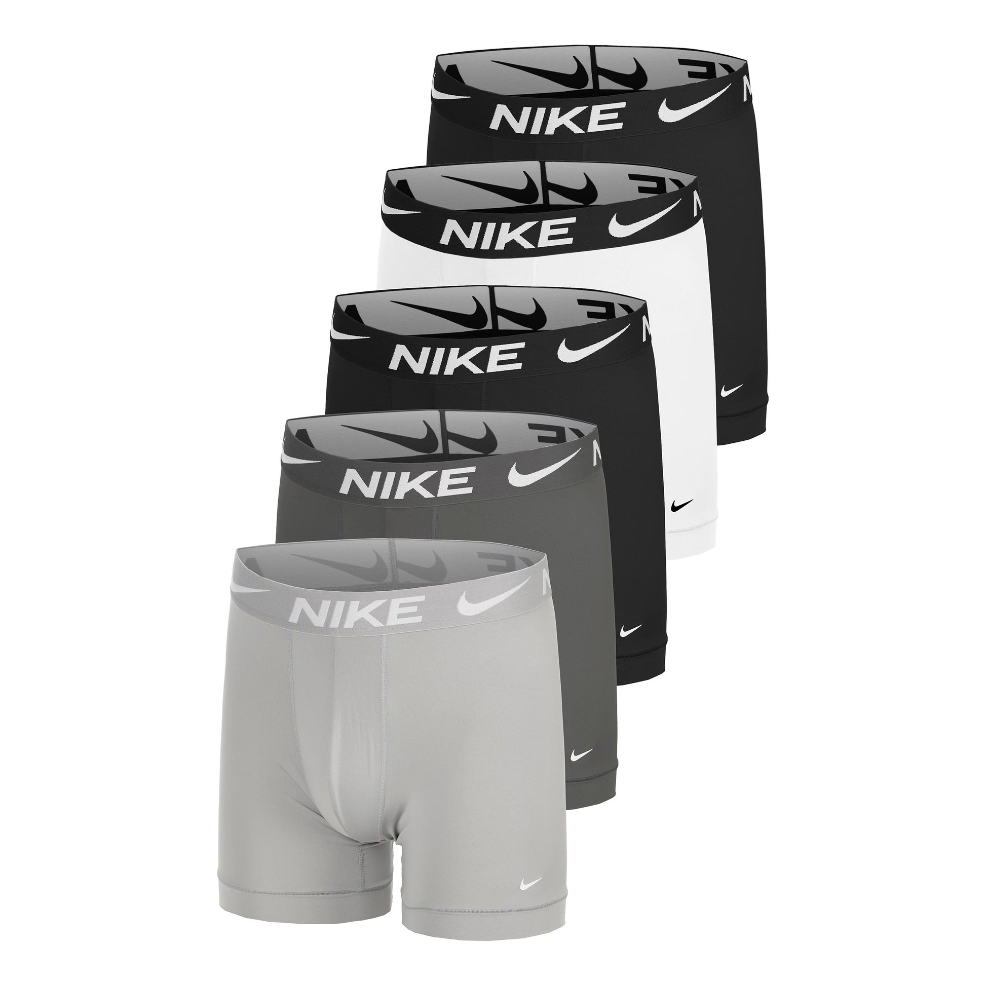 Nike Essential Cotton Stretch Trunk Boksershorts Pakke med 3 Herrer - lysegrå