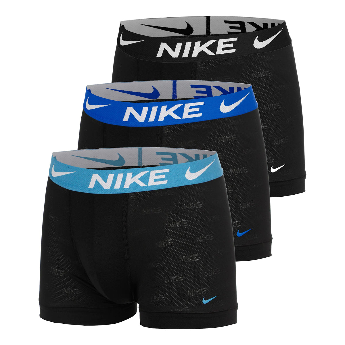 Nike Elite Breath Trunk Boksershorts Pakke med 3 Herrer - mørkegrå