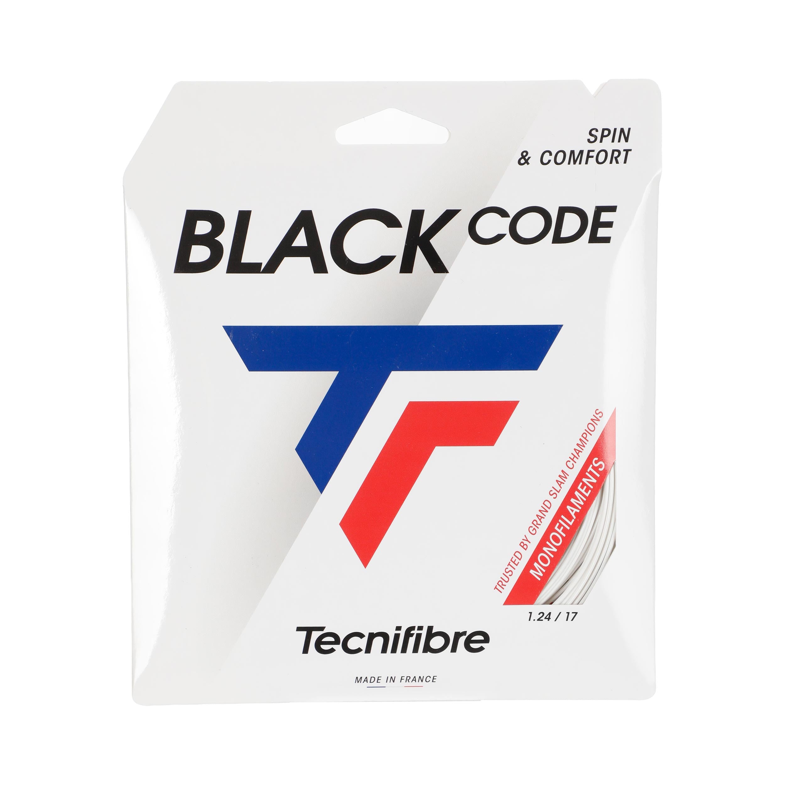 Tecnifibre Black Code Spezial Strengesæt 12,2m - hvid