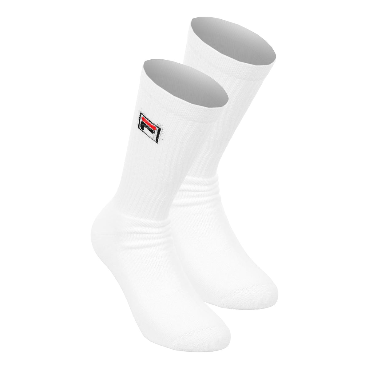Fila F-Box Crew Sport Tennissokker Pakke med 2 Unisex - hvid