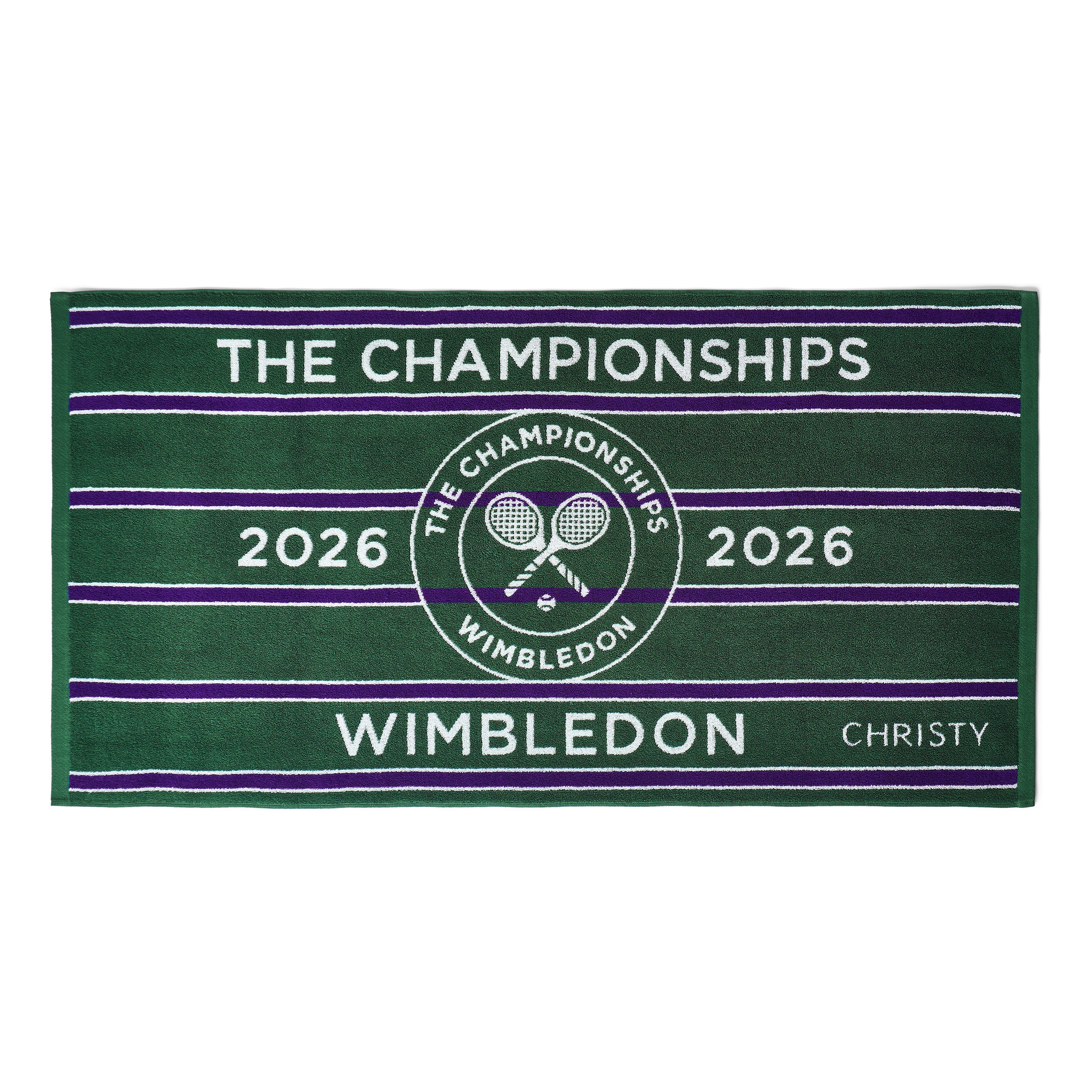 Christy Wimbledon Champ Håndklæde - grøn, lilla