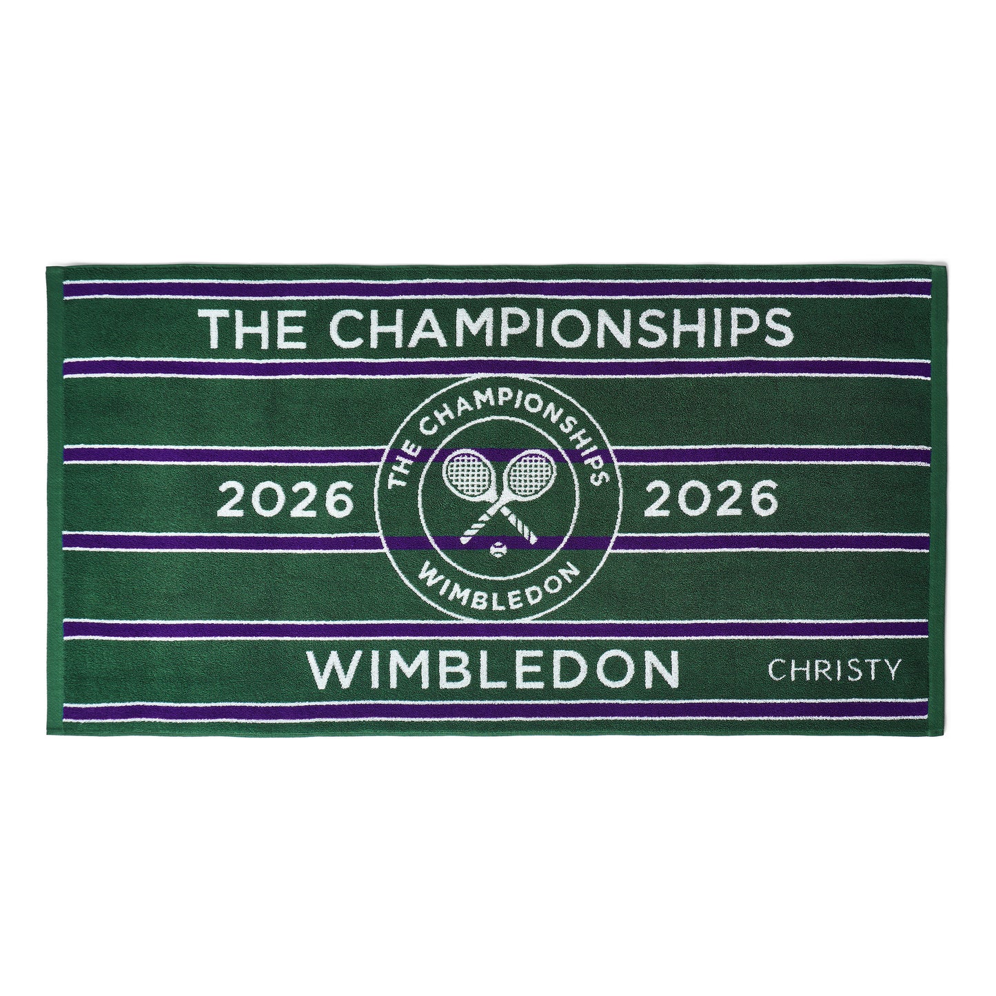 Christy Wimbledon Champ Håndklæde - grøn, lilla