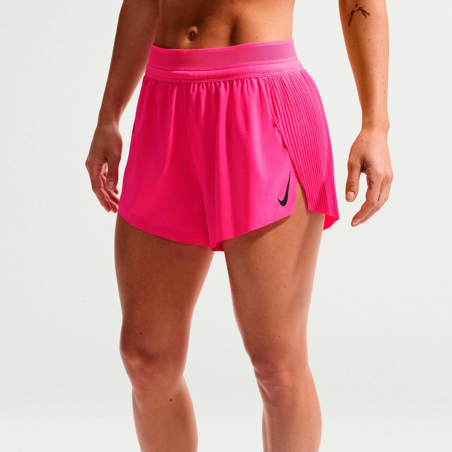Nike AeroSwift  Løbeshorts Damer - pink, sort