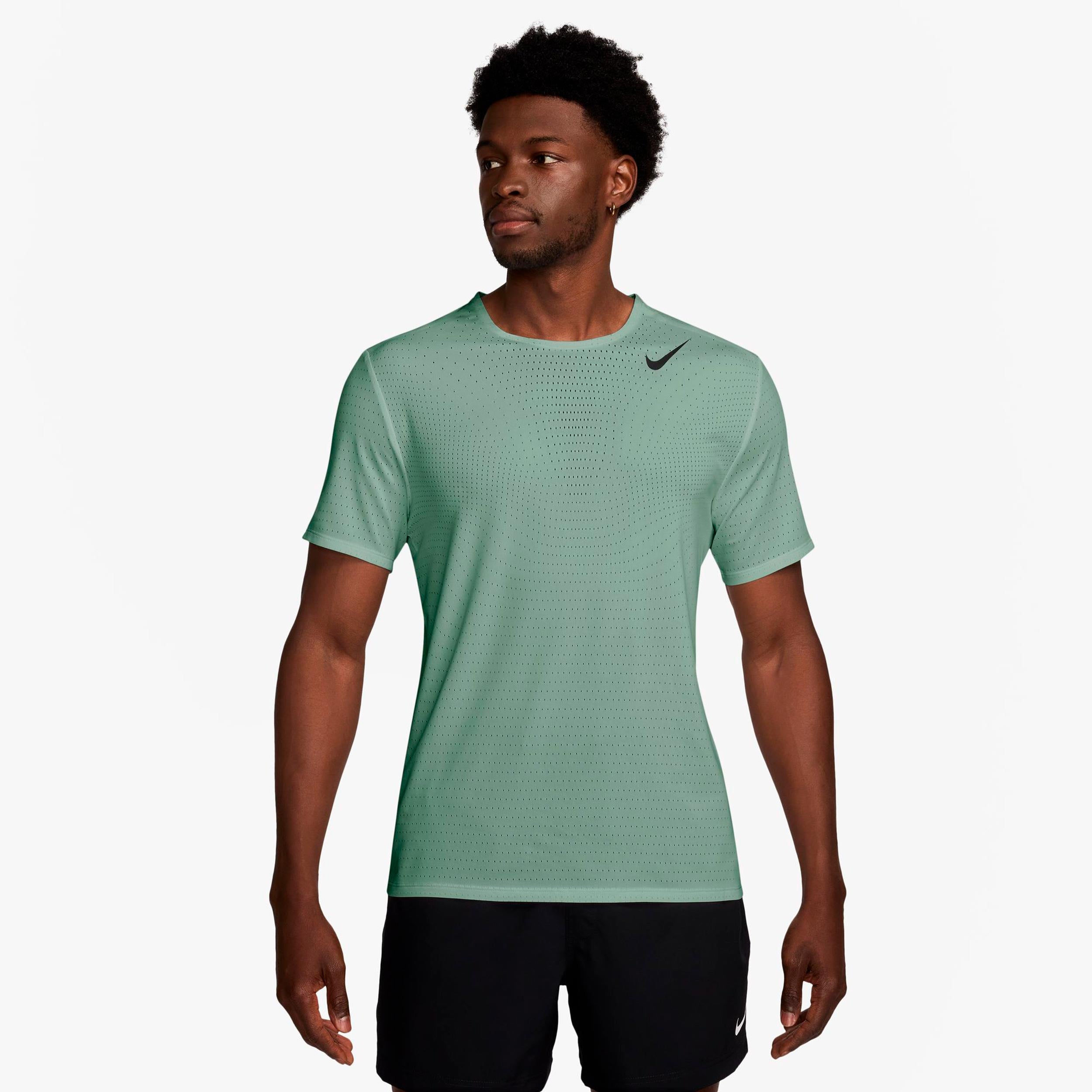 Nike Aeroswift Løbetrøje Herrer - oliven, sort