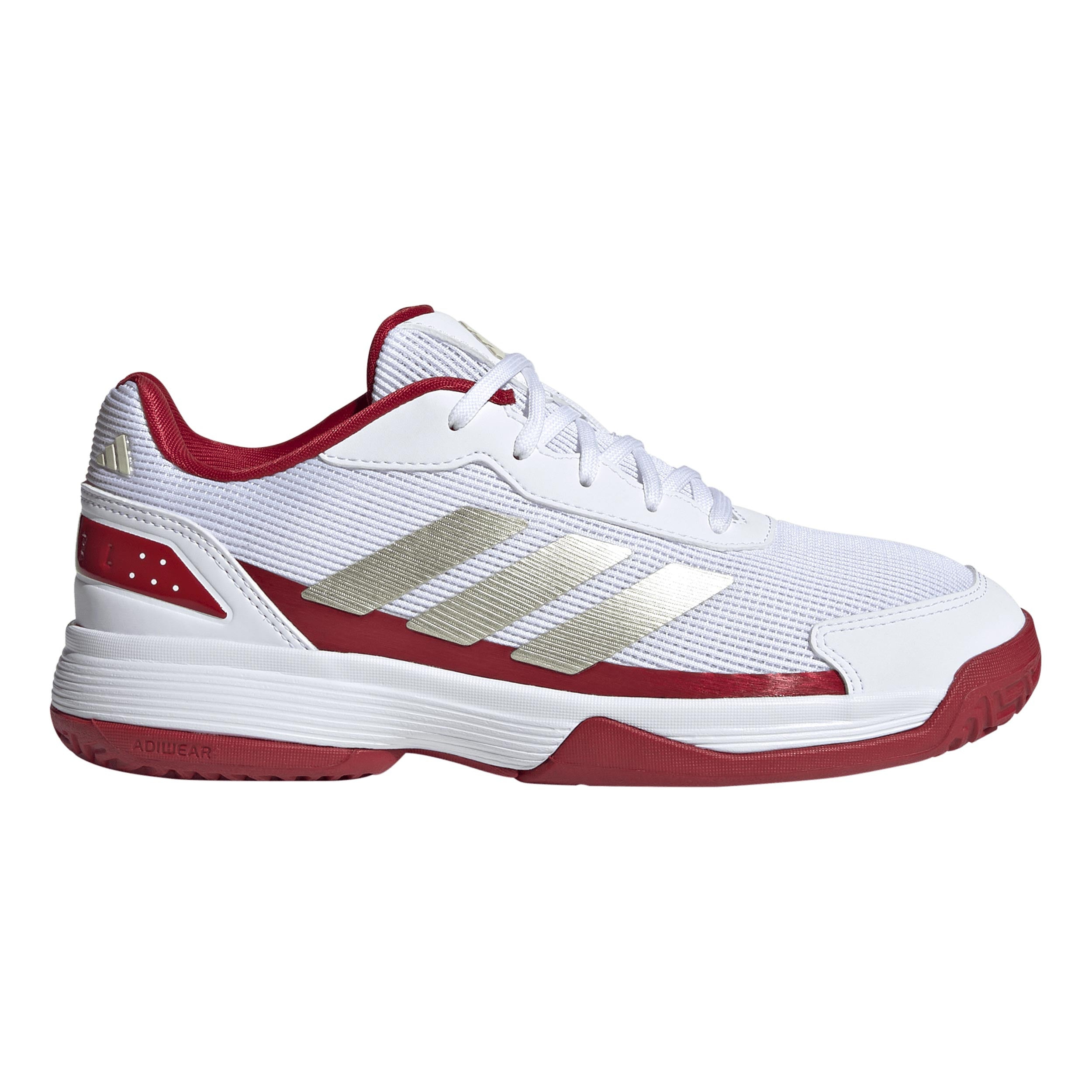 adidas Crazyquick Padelsko Børn - hvid, rød