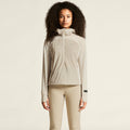 SubZ Light Sweatjakke Damer - beige